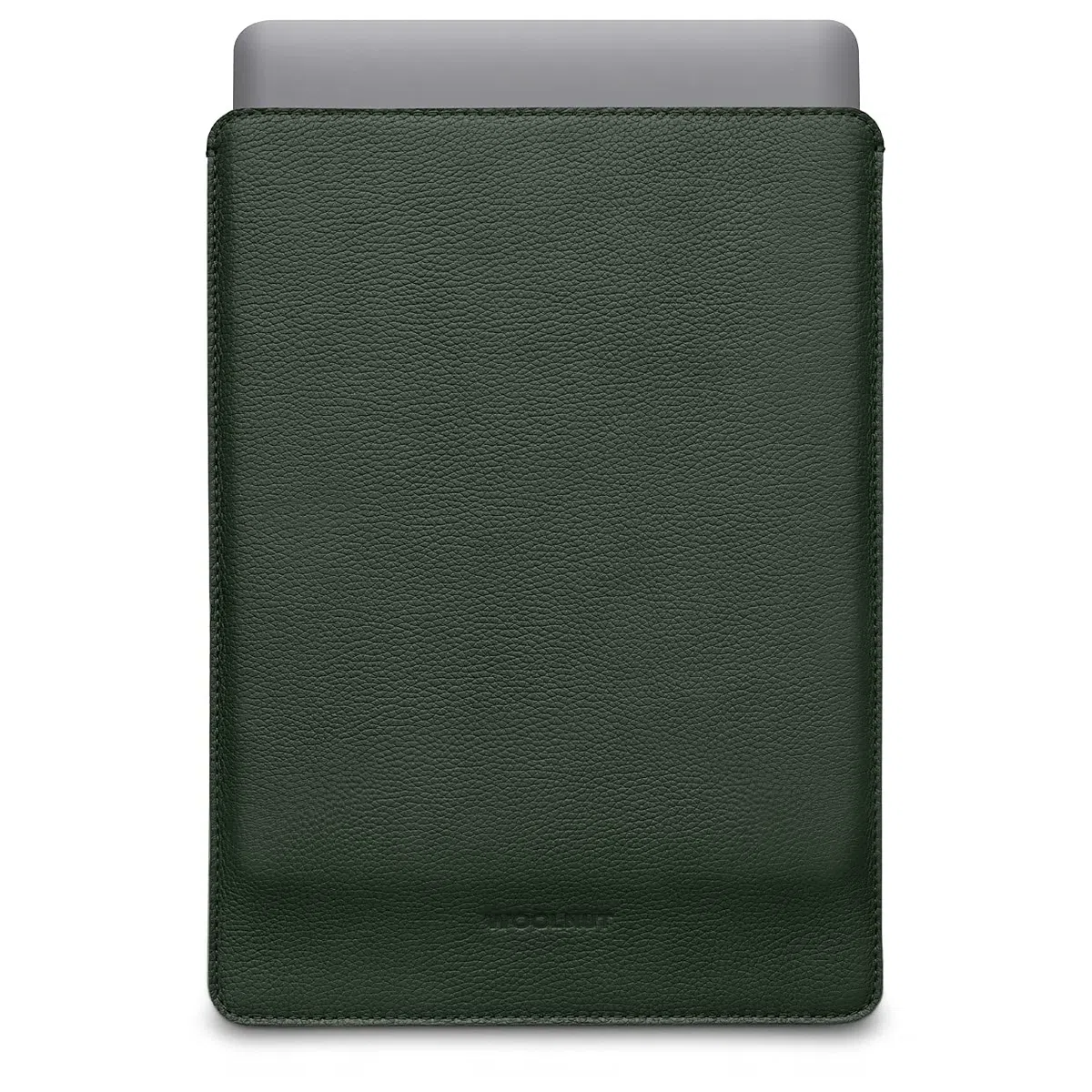 WOOLNUT Housse en Cuir pour MacBook Pro 13 & Air 13/13,6 Pouces - Vert