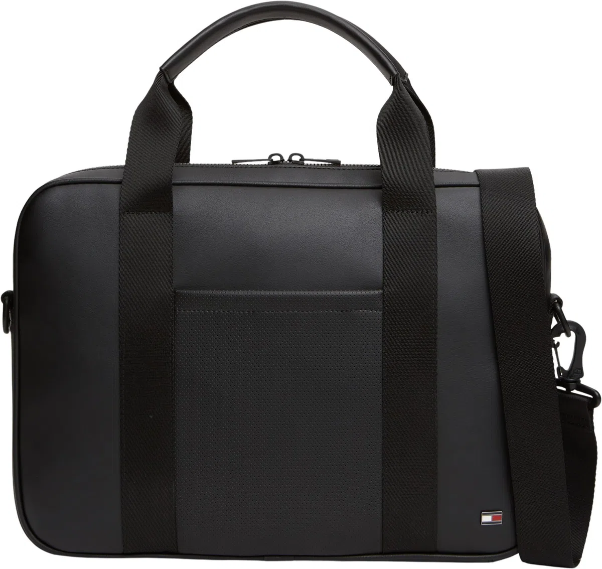Tommy Hilfiger Men Th Foundation AM0AM14727 Sac d'ordinateur Noir Taille unique