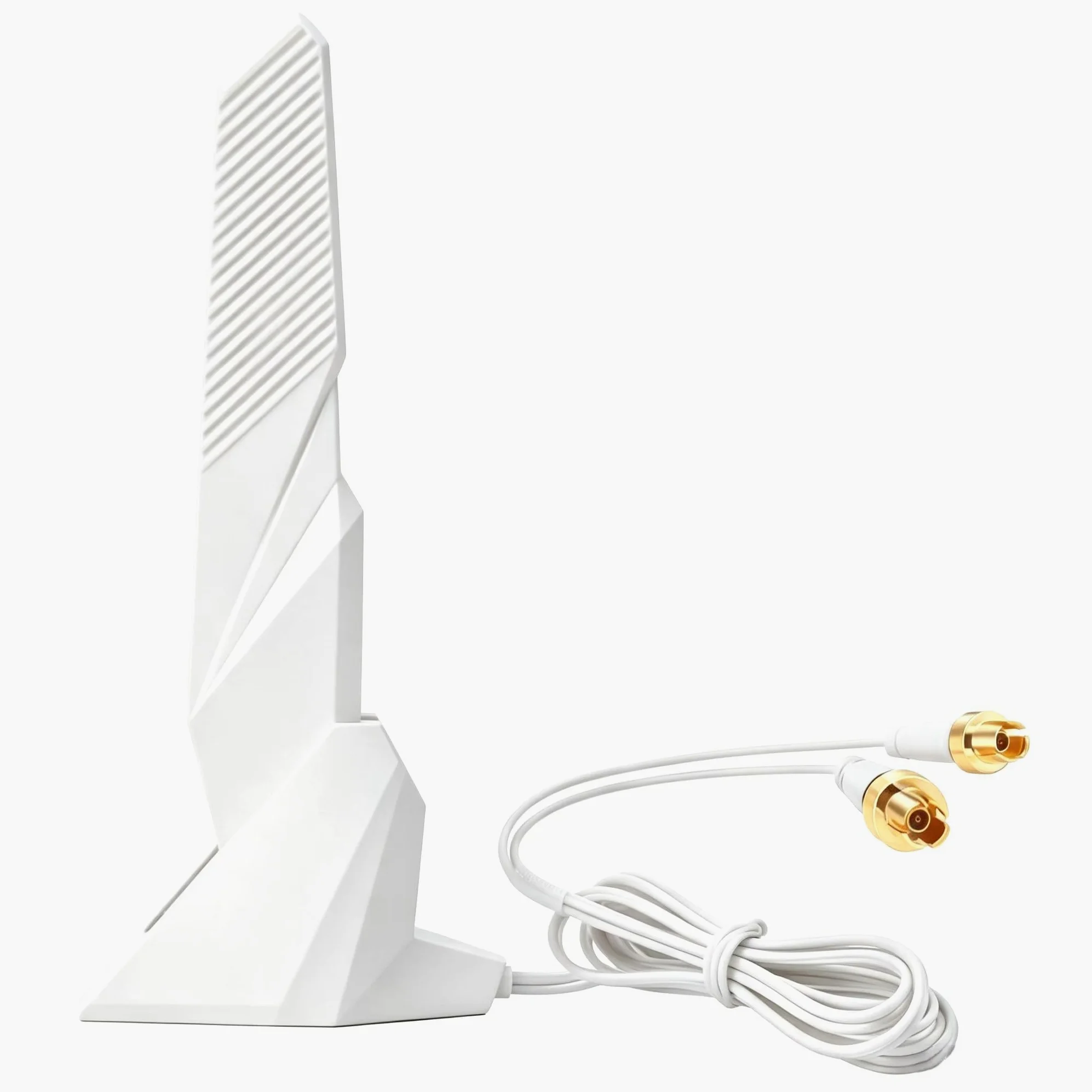 Antenne de remplacement pour carte mère WiFi 7 EZ-Plug (Blanc) | Support magnétique, connecteur EZ-Plug compatible WiFi 7, antenne de rechange, pour carte mère de jeu