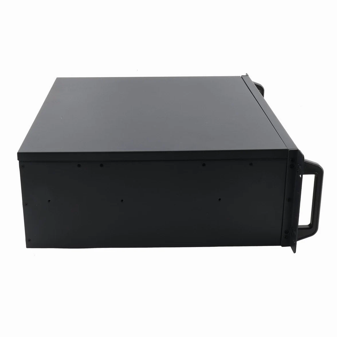 Armoire Réseau, Baie de Brassage 4U 19" SL-450A pour Serveur, avec 7 Baies 3.5" HDD, 2 Baies 5.25", 7 Emplacements PCI, Support Carte Mère ATX/Micro-ATX/Mini-ITX, 450x430x177 mm