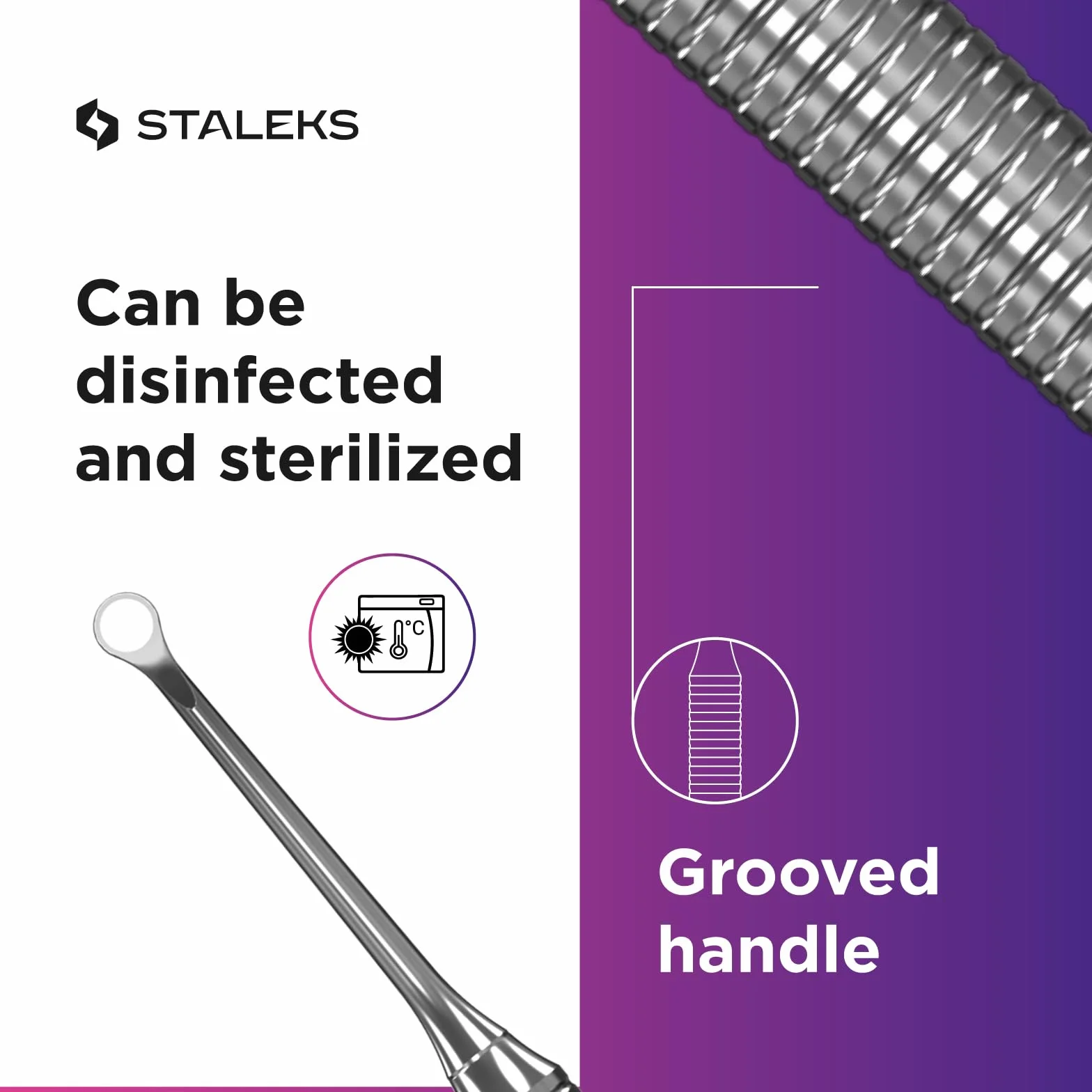 Staleks Pro Pusher Pousse Repousse cuticules Professionnel EXPERT 51/2