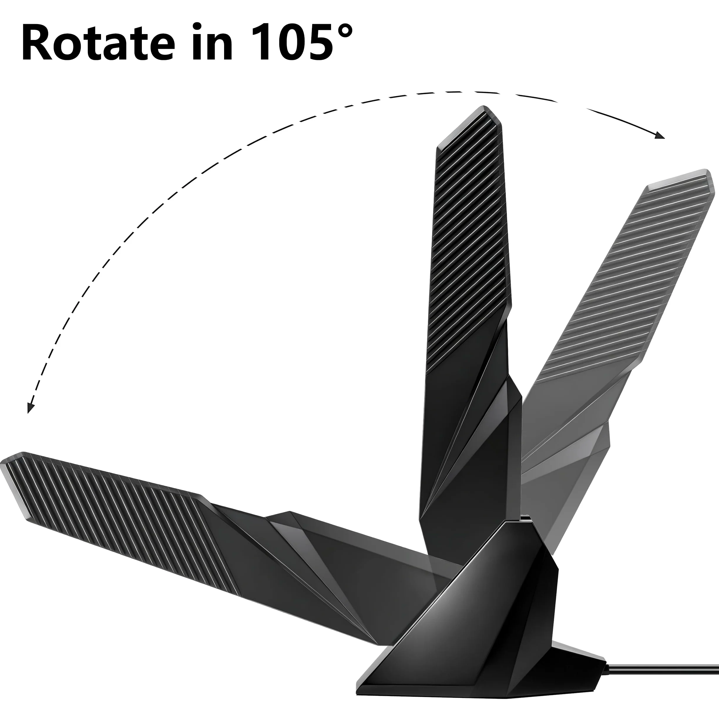 Antenne Externe WiFi 7 WiFi 6E Tri-Band avec Connecteur RP-SMA pour ASUS, Gigabyte Aorus Gaming Carte mère PCIe