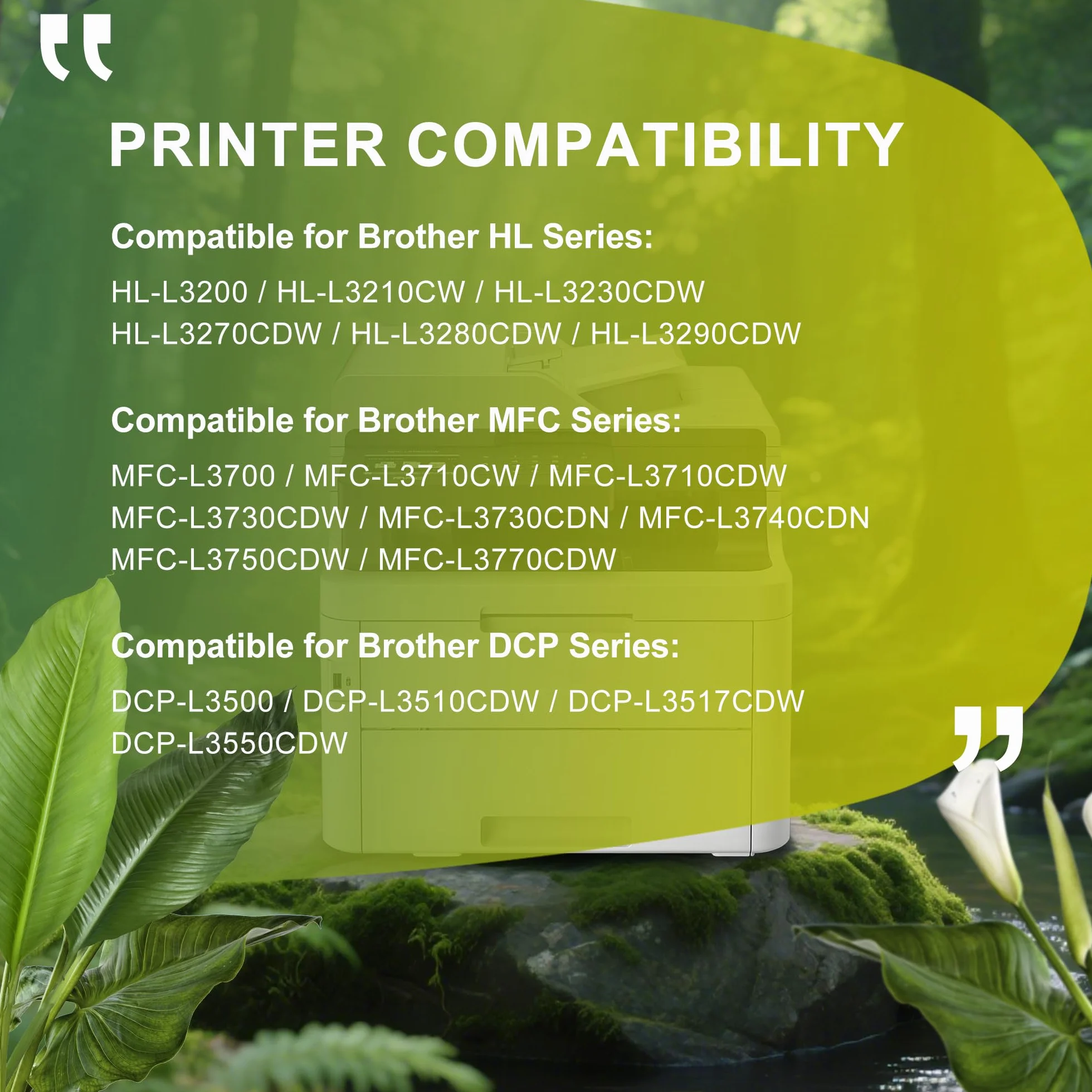 DR243CL Tambour Compatible Brother DR-243CL DR243 DR-243 CL pour MFC-L3770CDW MFC-L3750CDW HL-L3230CDW (4 Pack)