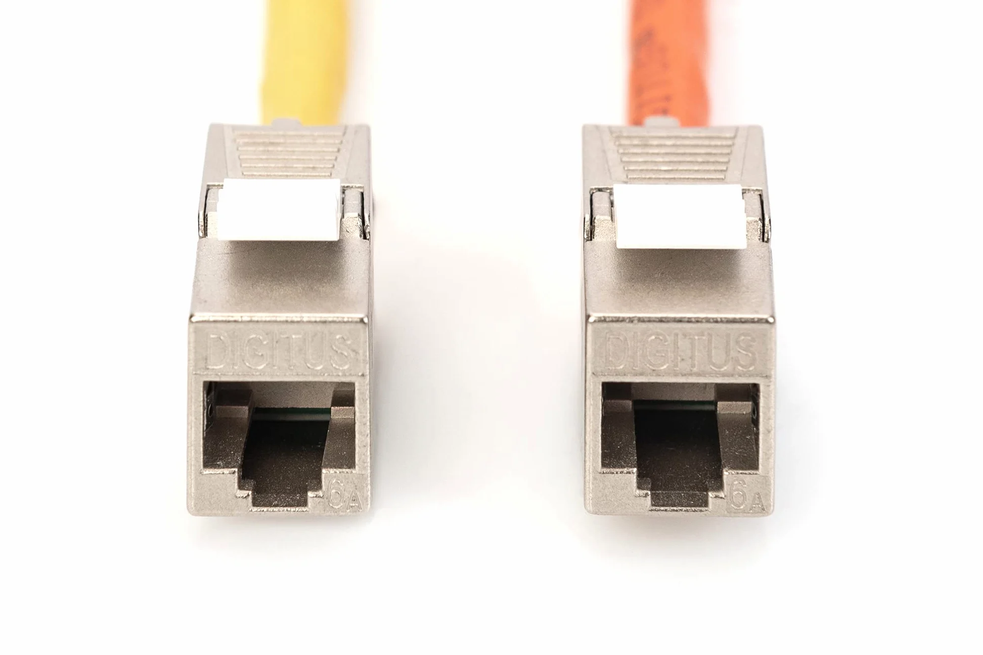 DIGITUS Set: Panneau de Brassage - Modulaire - 19 Pouces - 24 Ports - Blindé - Montage en Rack 1U - Noir - avec 12x Module Keystone Cat6A