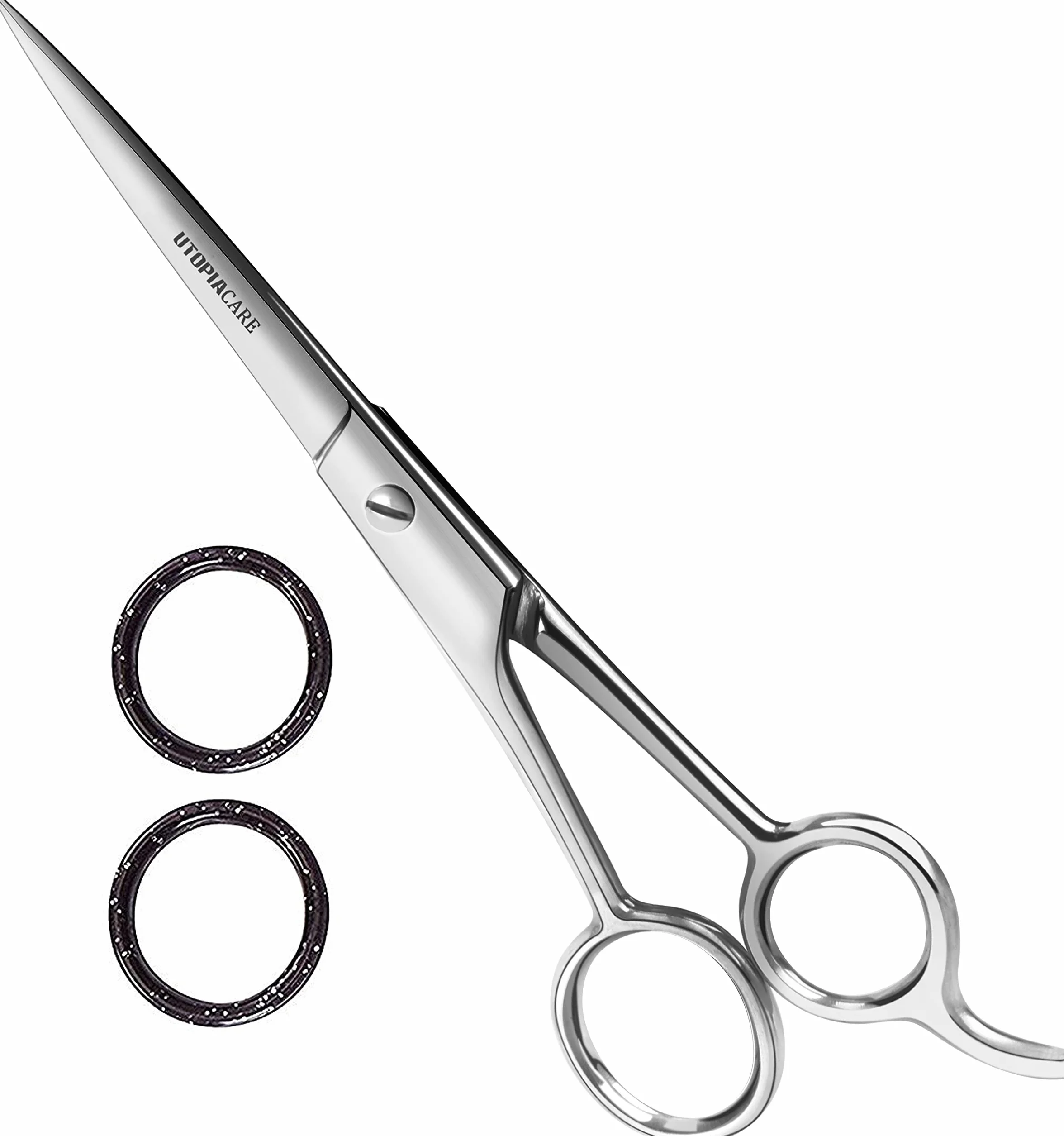 Utopia Care ciseaux coiffure professionnel desepaississant cheveux acier inoxydable 6,5 pouces argenté