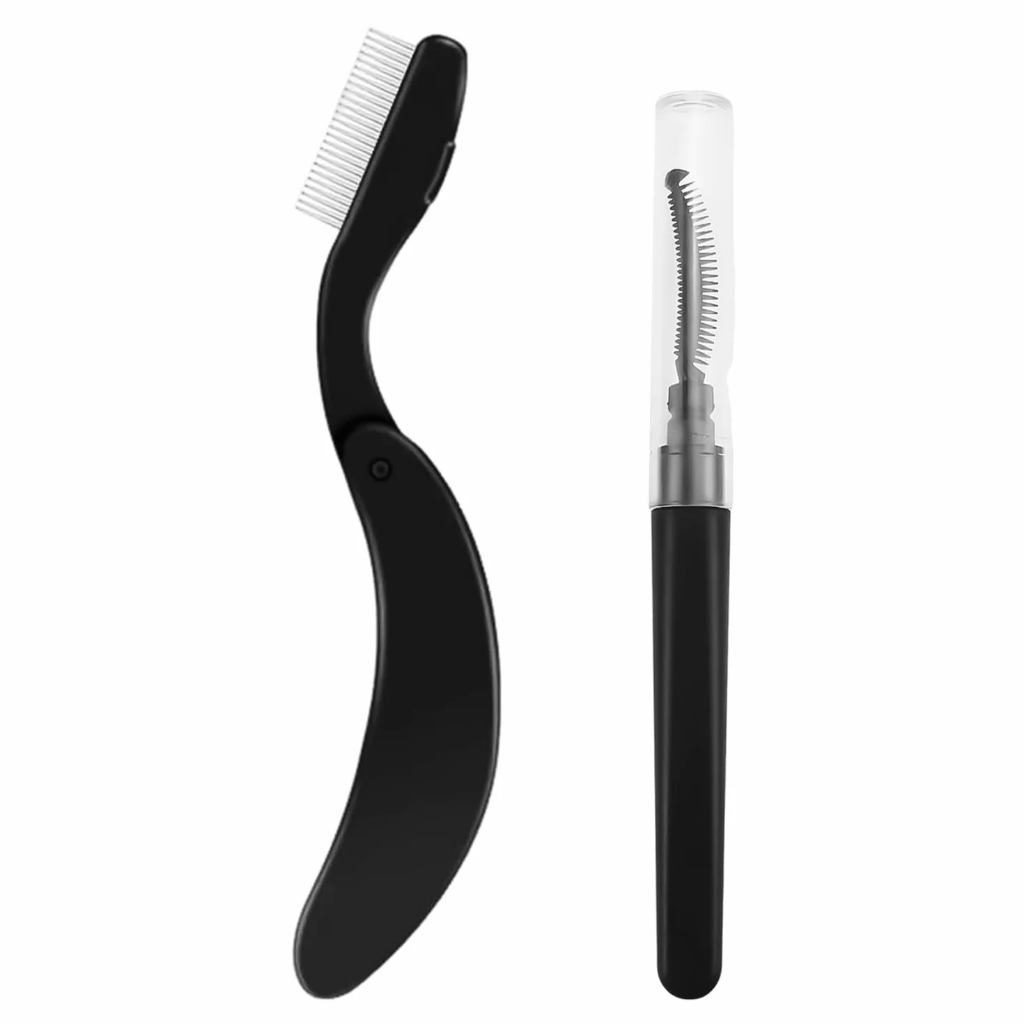 Peigne À Cils Pliable Portable, Brosse À Cils, Séparateur De Cils, Applicateur Crème Sourcils