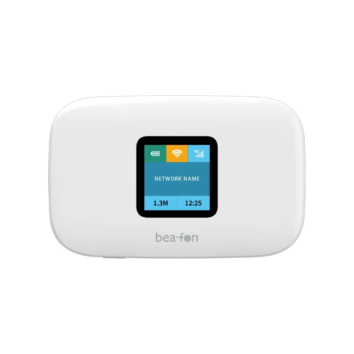 beafon, MR2, routeur, 4G LTE, Internet Mobile, Cat 4, cryptage WPA3, Wi-FI sécurisé, écran Couleur, 1,44" (3,65 cm)