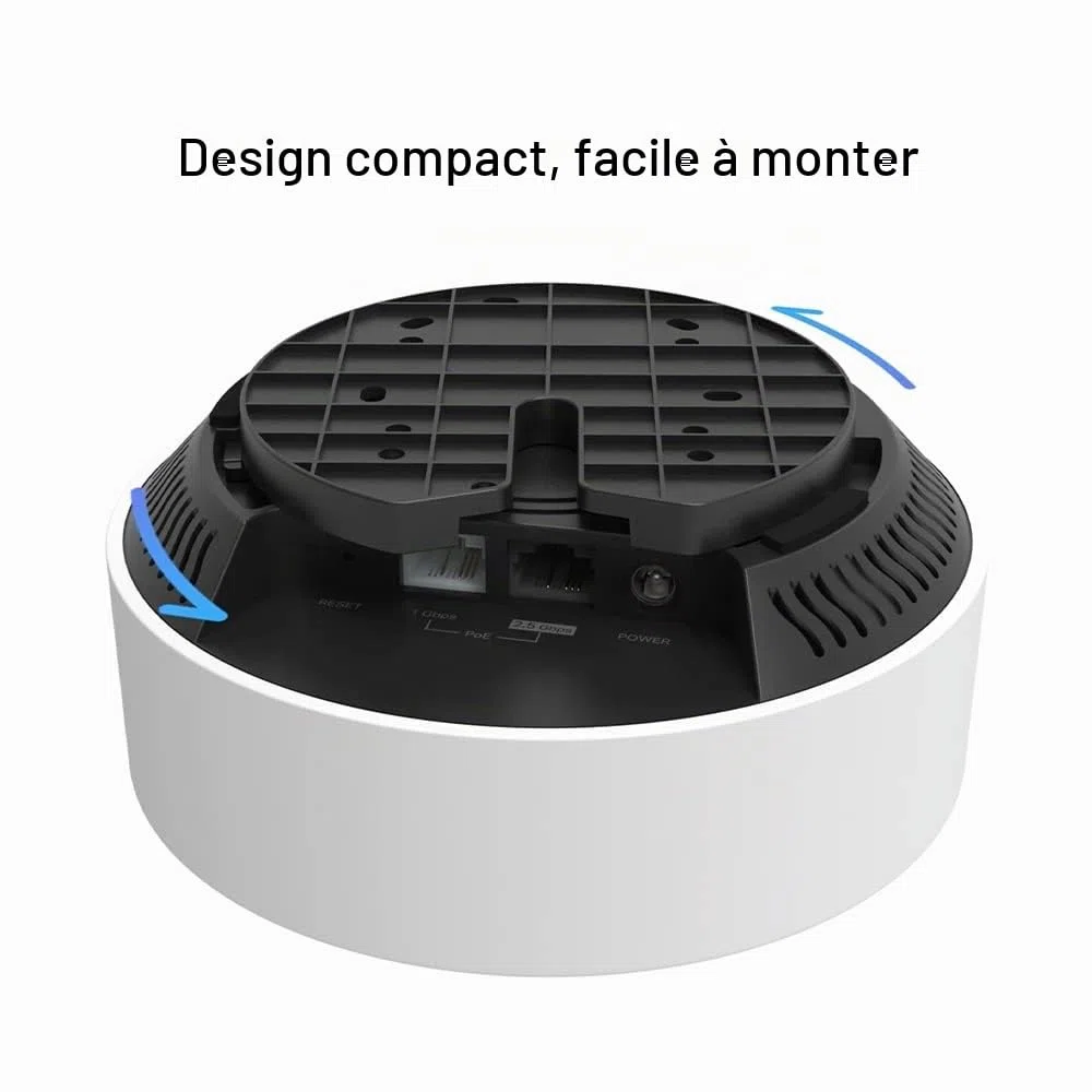 TP-Link Deco X50-PoE AX3000, lot de 3 systèmes Wi-Fi 6 PoE, double bande, réseau AI, couvre 1,8 m², connecte jusqu'à 150 appareils, processeur double cœur 1,0 GHz