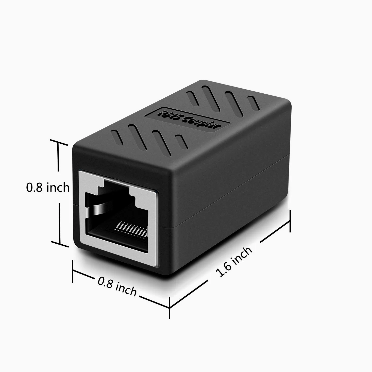 Coupleur RJ45, connecteurs Ethernet, coupleurs en ligne cachés pour câble Ethernet Cat7/Cat6/Cat5e/Cat5 - femelle vers femelle (lot de 30)