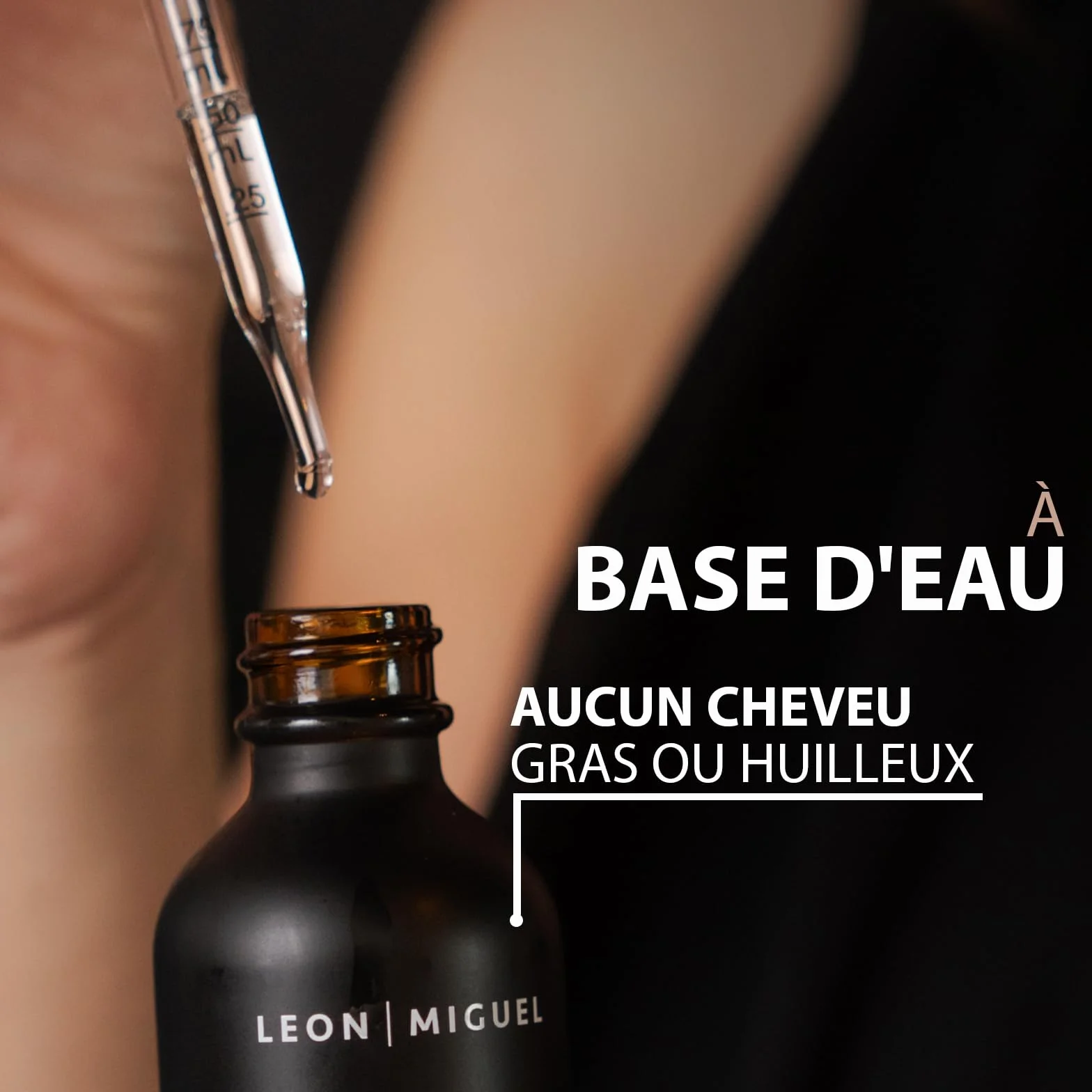 Leon Miguel Sérum Anti-Chute Cheveux Biotine 5% Ginseng Croissance Rapide Hommes