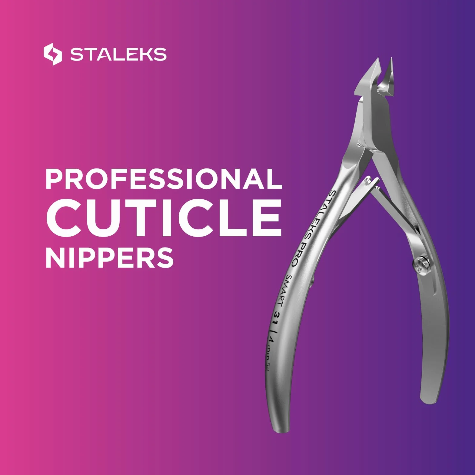 STALEKS Pince à ongles professionnelle Smart 31 4 mm