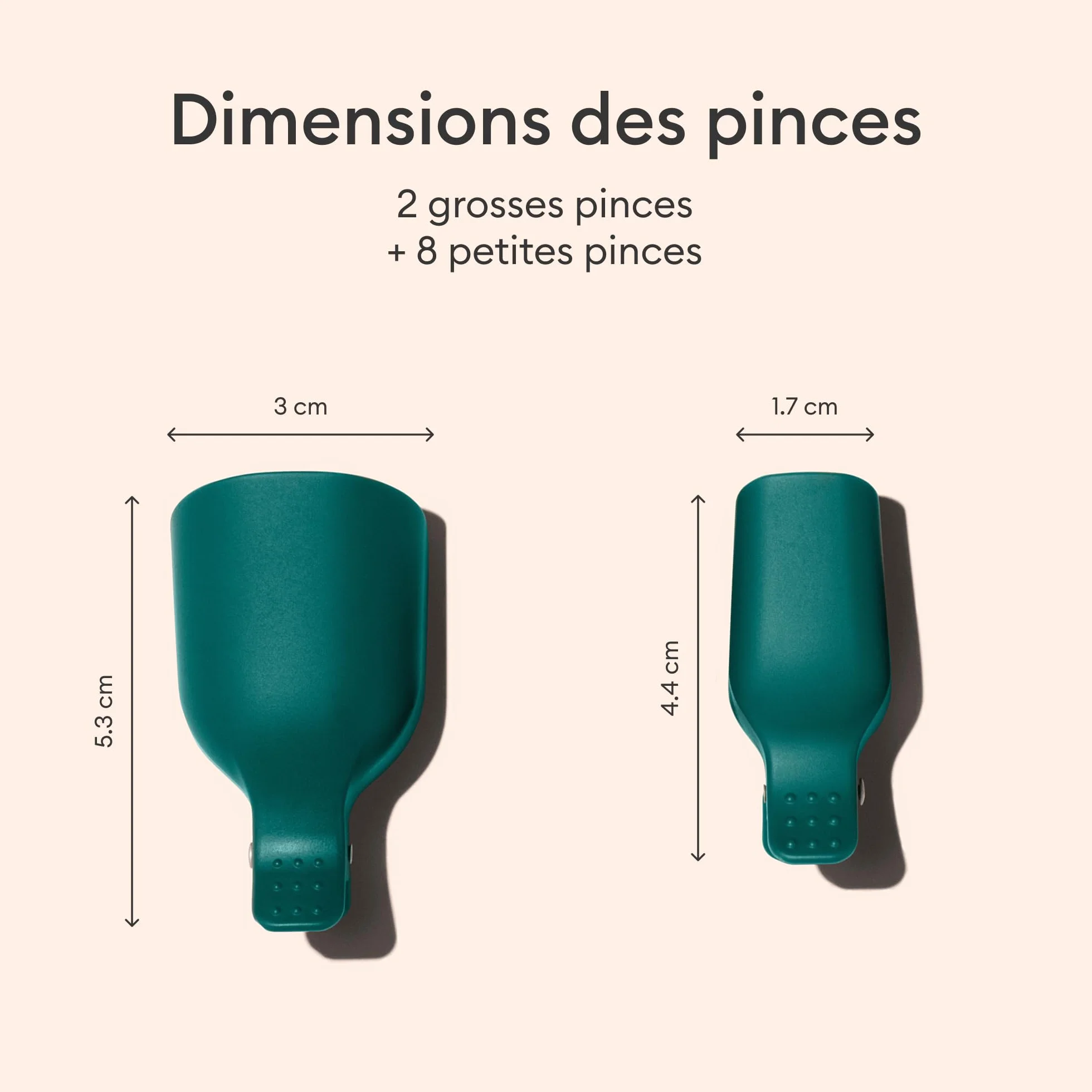 Manucurist 10 Pinces de Retrait Pieds Accessoire Retirer Vernis Semi Permanent Réutilisables