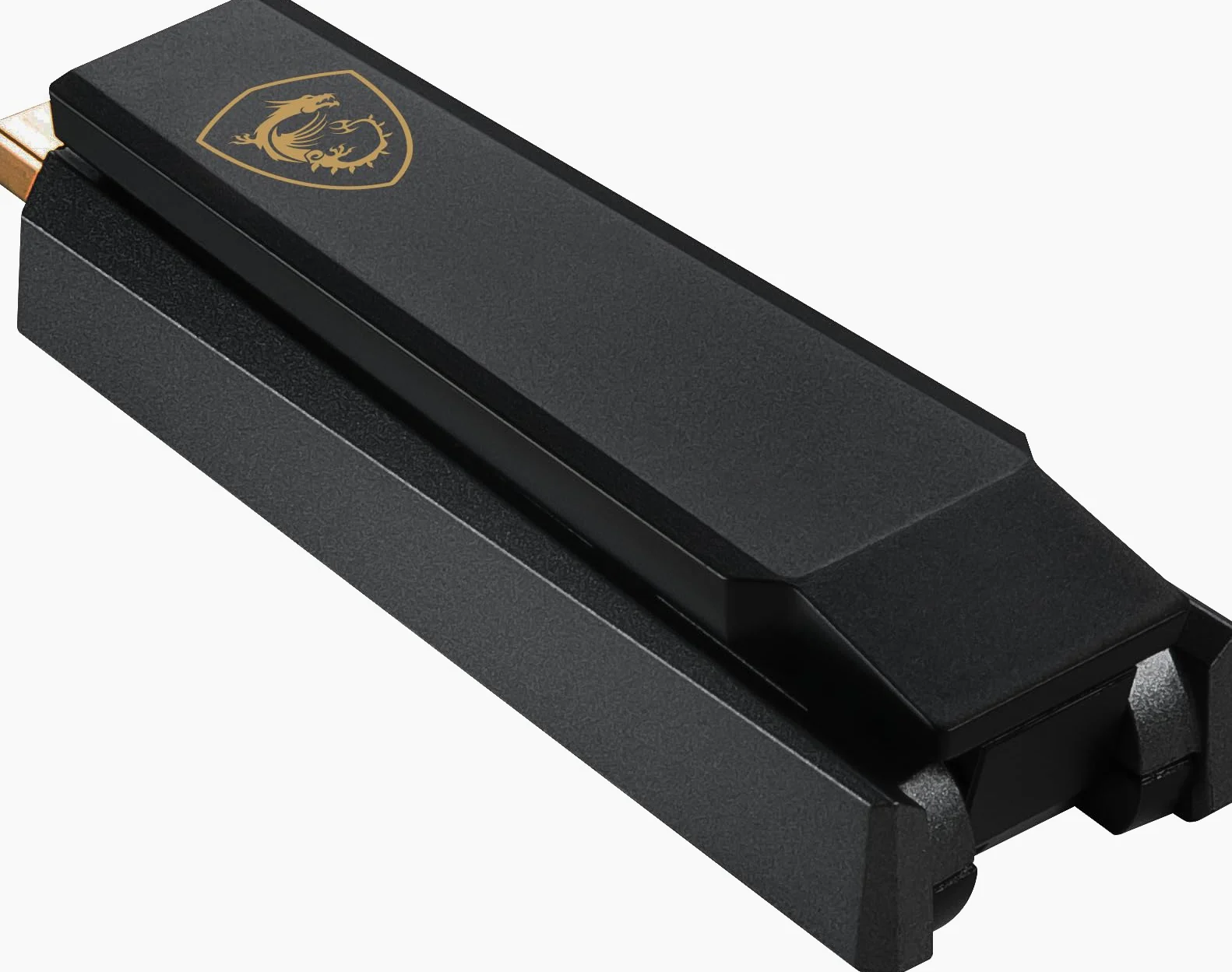 MSI AXE5400 Adaptateur WiFi 6E USB - WLAN jusqu'à 5400 Mbps (6 GHz, 5 GHz, 2,4 GHz sans Fil), USB 3.2 Gen 1, MU-MIMO, 2 antennes tri-Bandes à Gain élevé, Formation de Faisceaux, WPA3 - Support Inclus