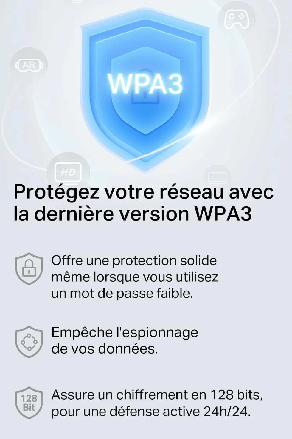 TP-Link MERCUSYS MA30H Clé WiFi AC1300Mbps Adaptateur USB Bi-Bande MU-MIMO Antennes Gain Elevé