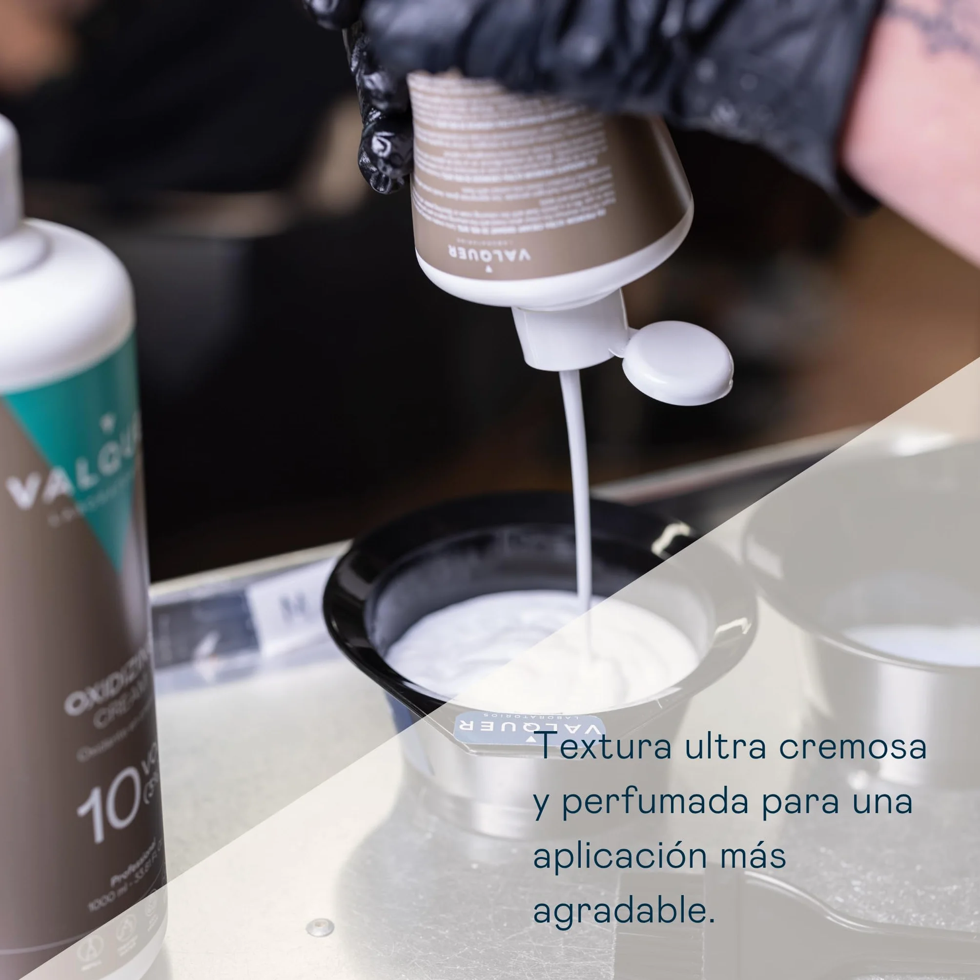 VALQUER Eau Oxygénée 30 Volumes 9% Crème Oxydant Capillaire Professionnel 1L