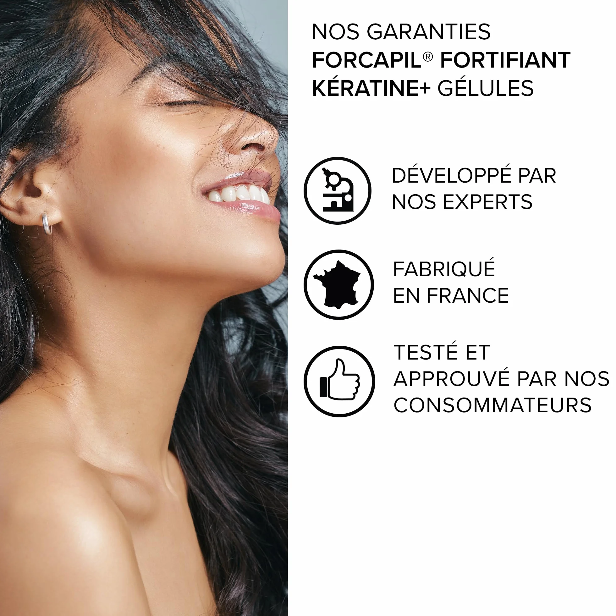 Arkopharma Forcapil Fortifiant Kératine+ Programme 3 mois 120 Gélules