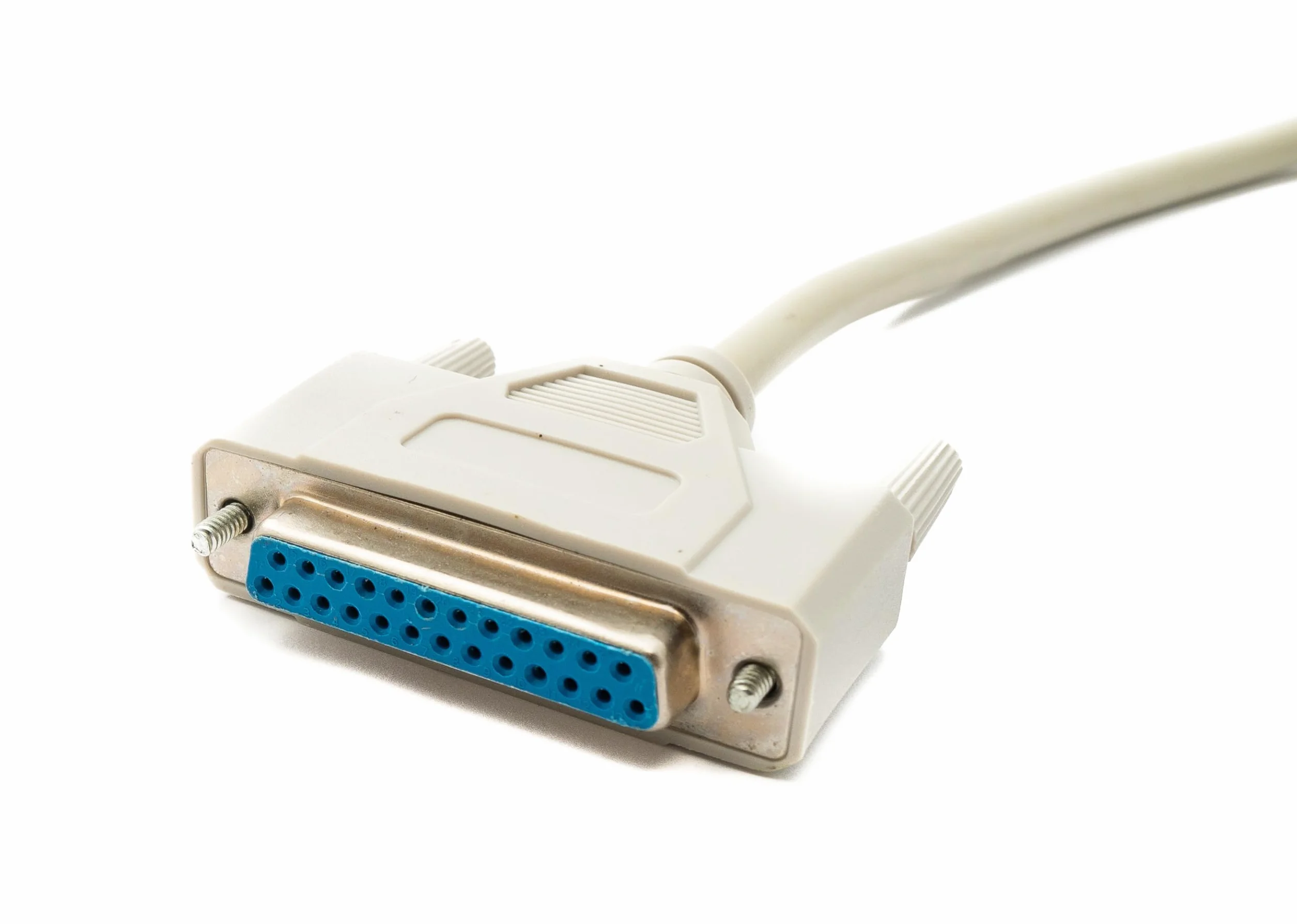 Kabel D-Sub 150 cm 25 pin męski-żeński DB25 RS530 Adaptator Szary