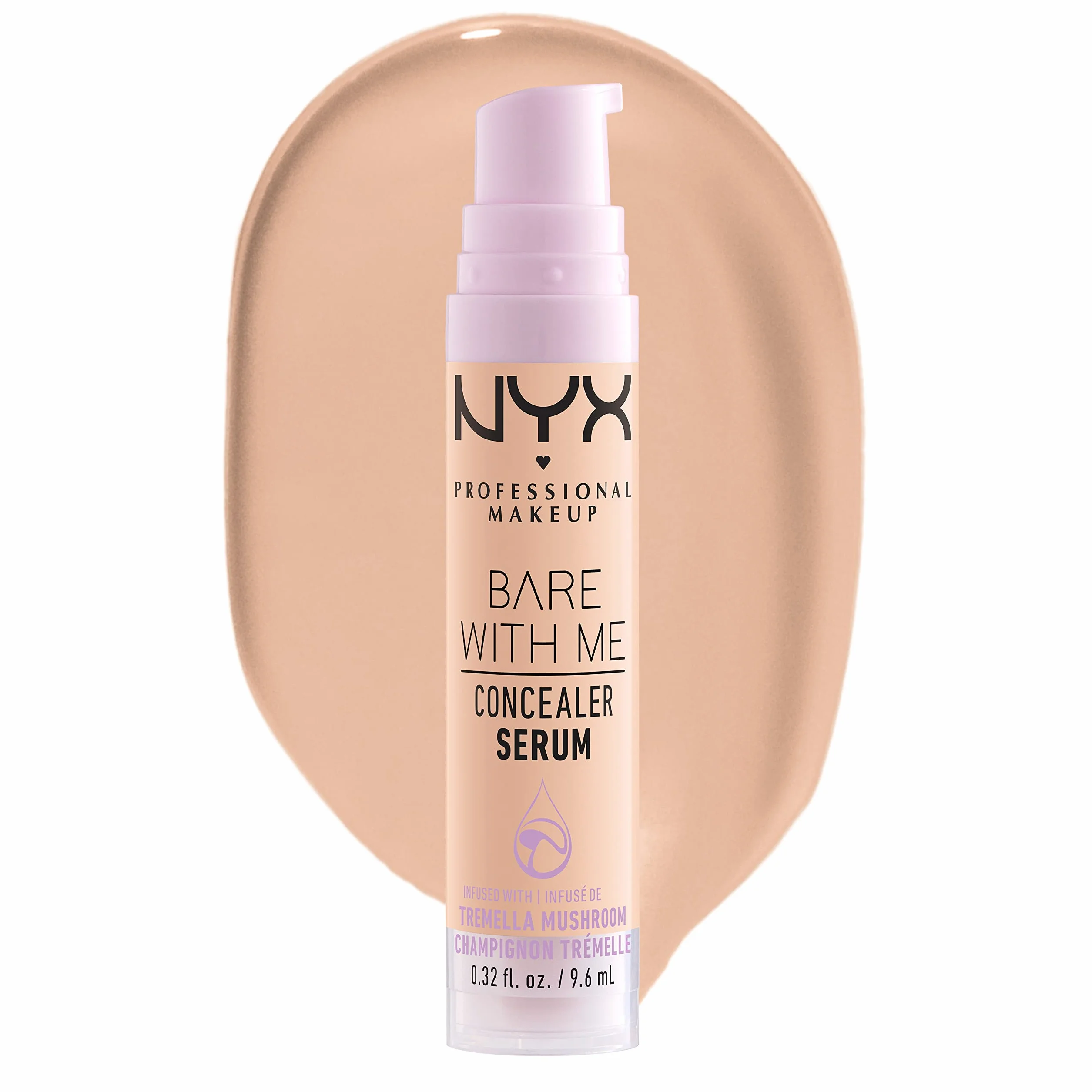 NYX Professional Makeup Anti-Cernes Sérum Correcteur Bare With Me, Fini Naturel, Couvrance Moyenne, Teinte Vanilla 03