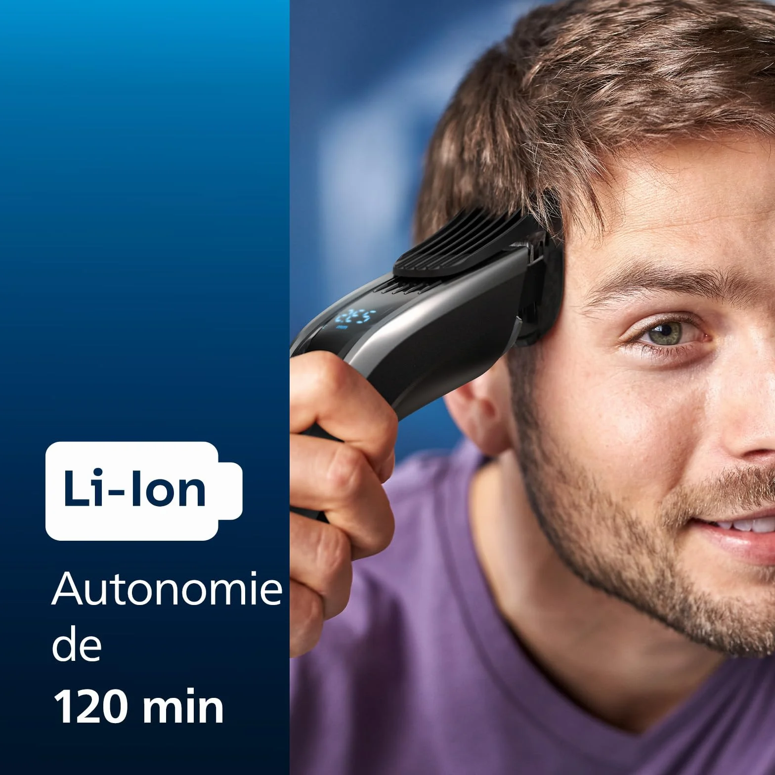 Philips Série 9000 Tondeuse à Cheveux avec Interface à Balayage Tactile HC9450/15