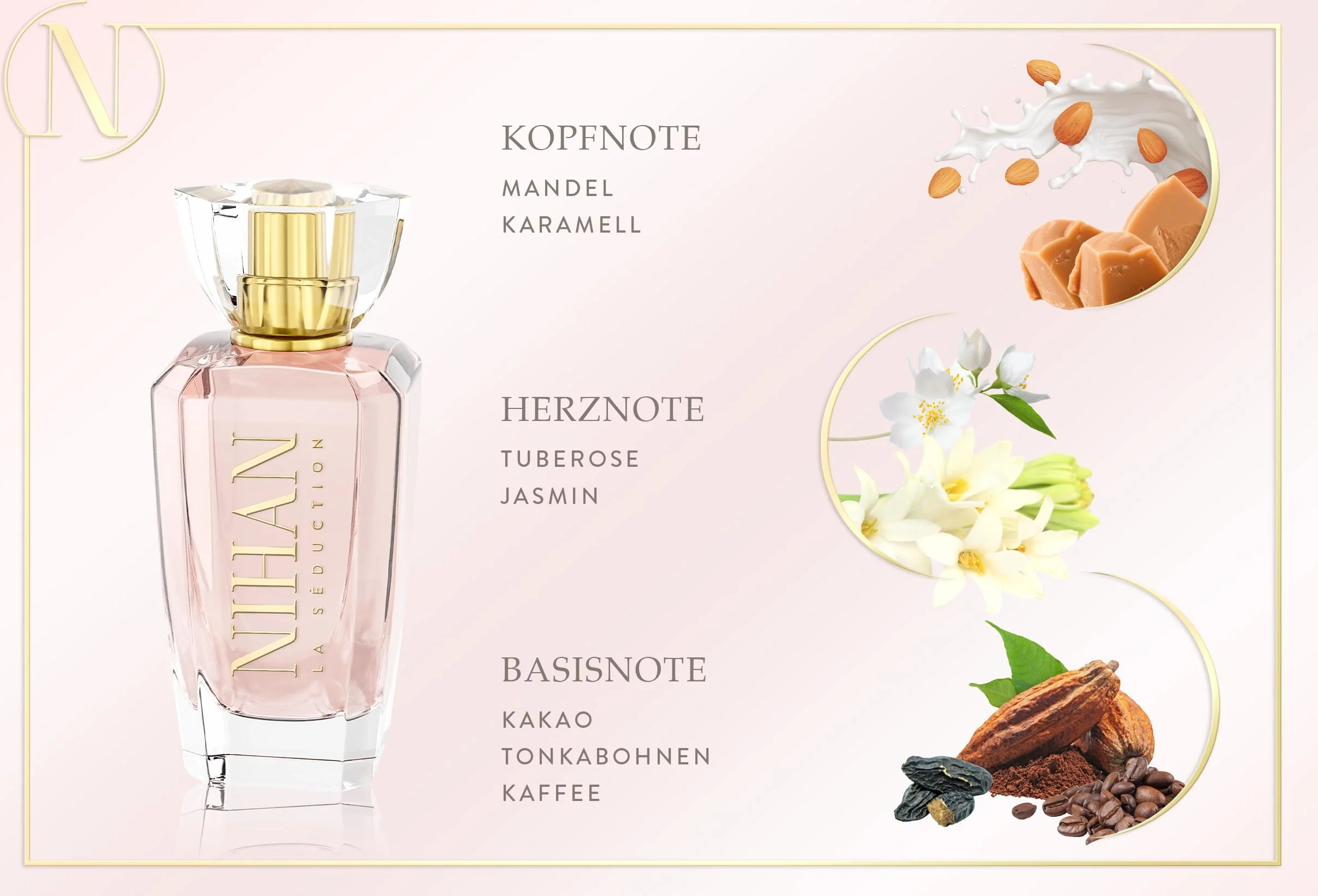 NIHAN La Seduction Parfum pour cheveux 100 ml