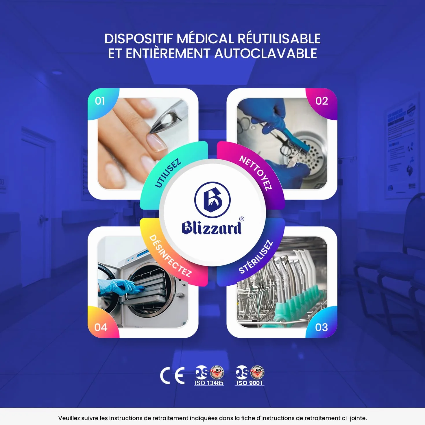 Blizzard Pinces à Envies Professionnel Acier Chirurgical Inoxydable 5 mm 12 cm Forgé en Allemagne
