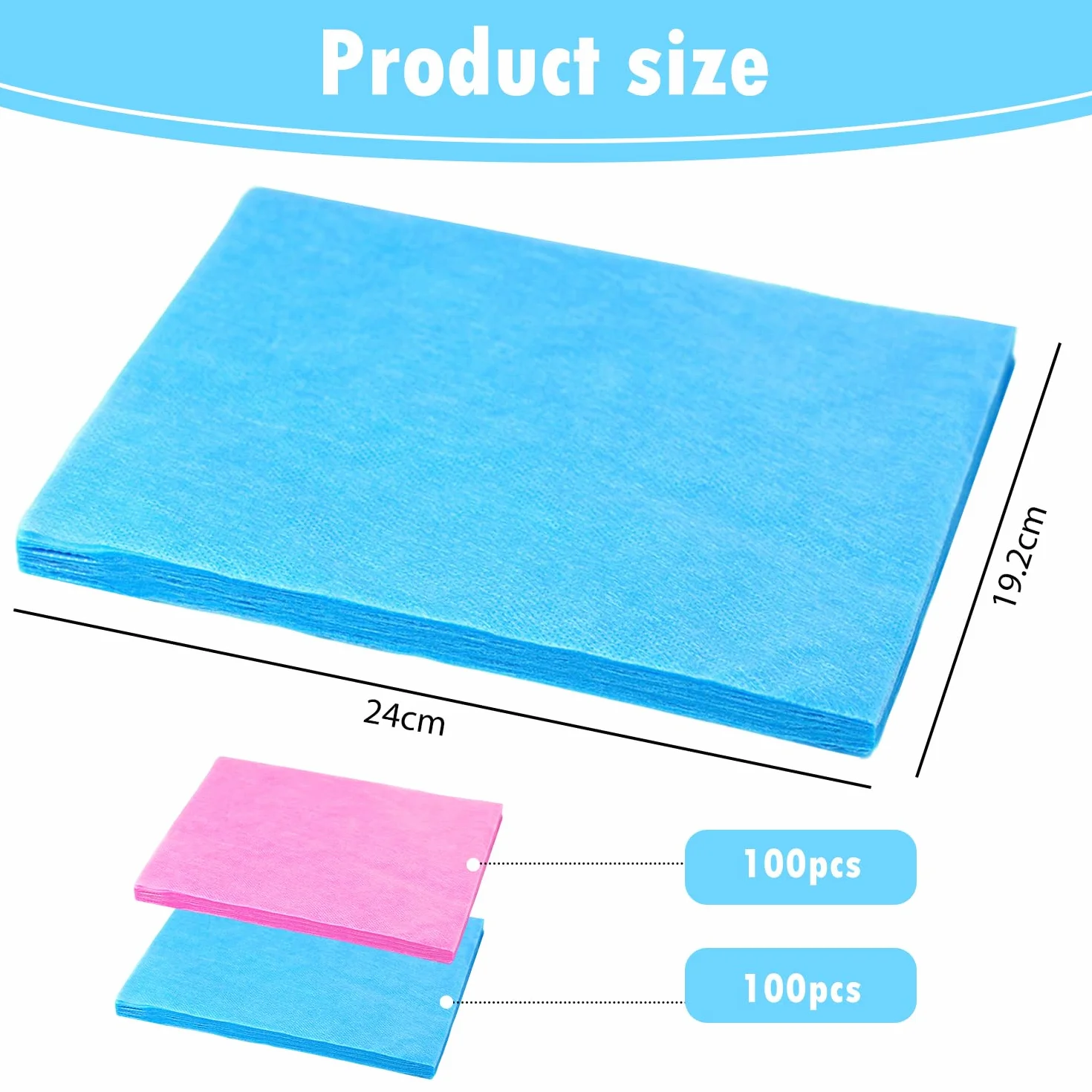 Papier filtre collecteur de poussière pour ongles, lot de 200 feuilles, filtres portables pour salon de manucure