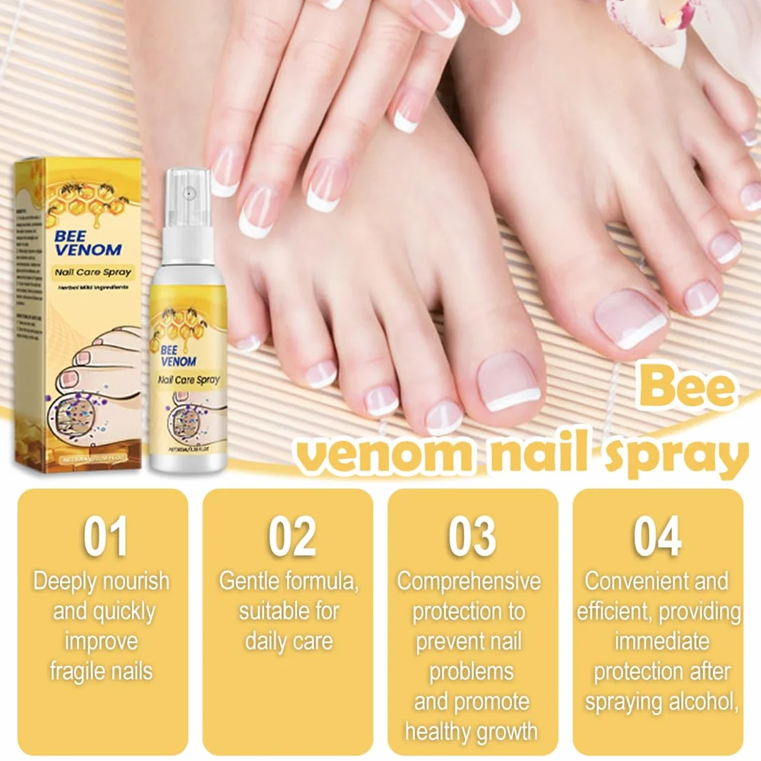 Spray Soin des Ongles 100 ml - Sérum Ongles et Pédicure, Protection et Réparation