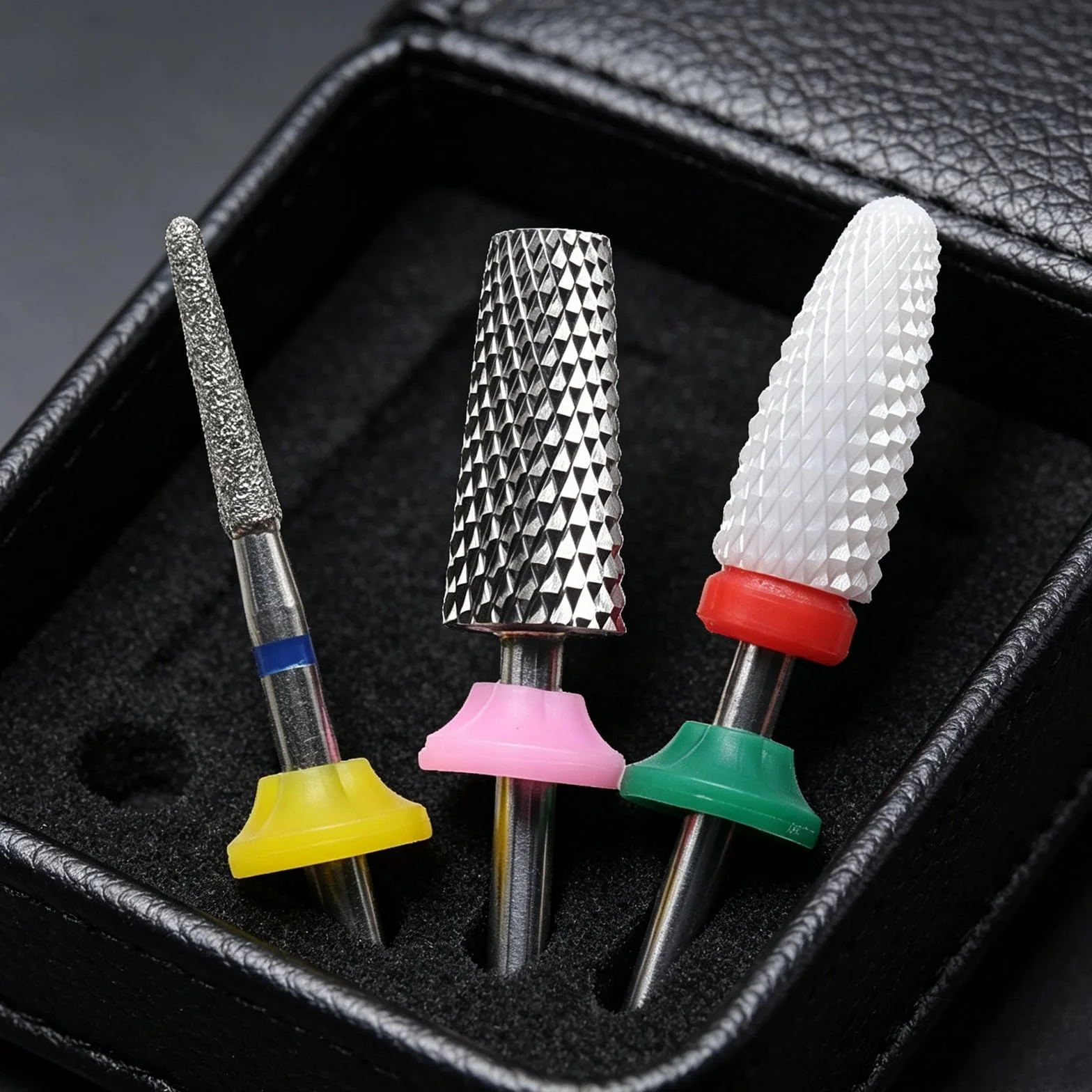 Tofficu 100 Pièces Cache-poussière pour Perceuse à Ongles en Plastique, Protection Rapide