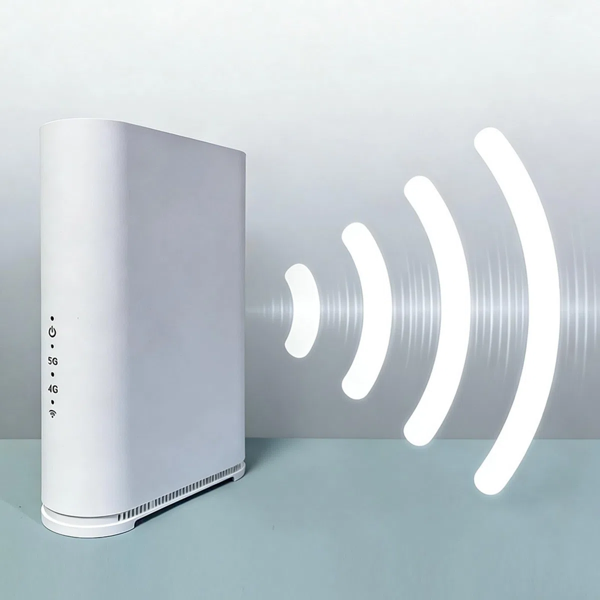 AMONIDA Routeur WiFi 5G CPE Routeur Gigabit LTE Double Bande pour Usage Domestique et Industriel Noir 190x135x52mm