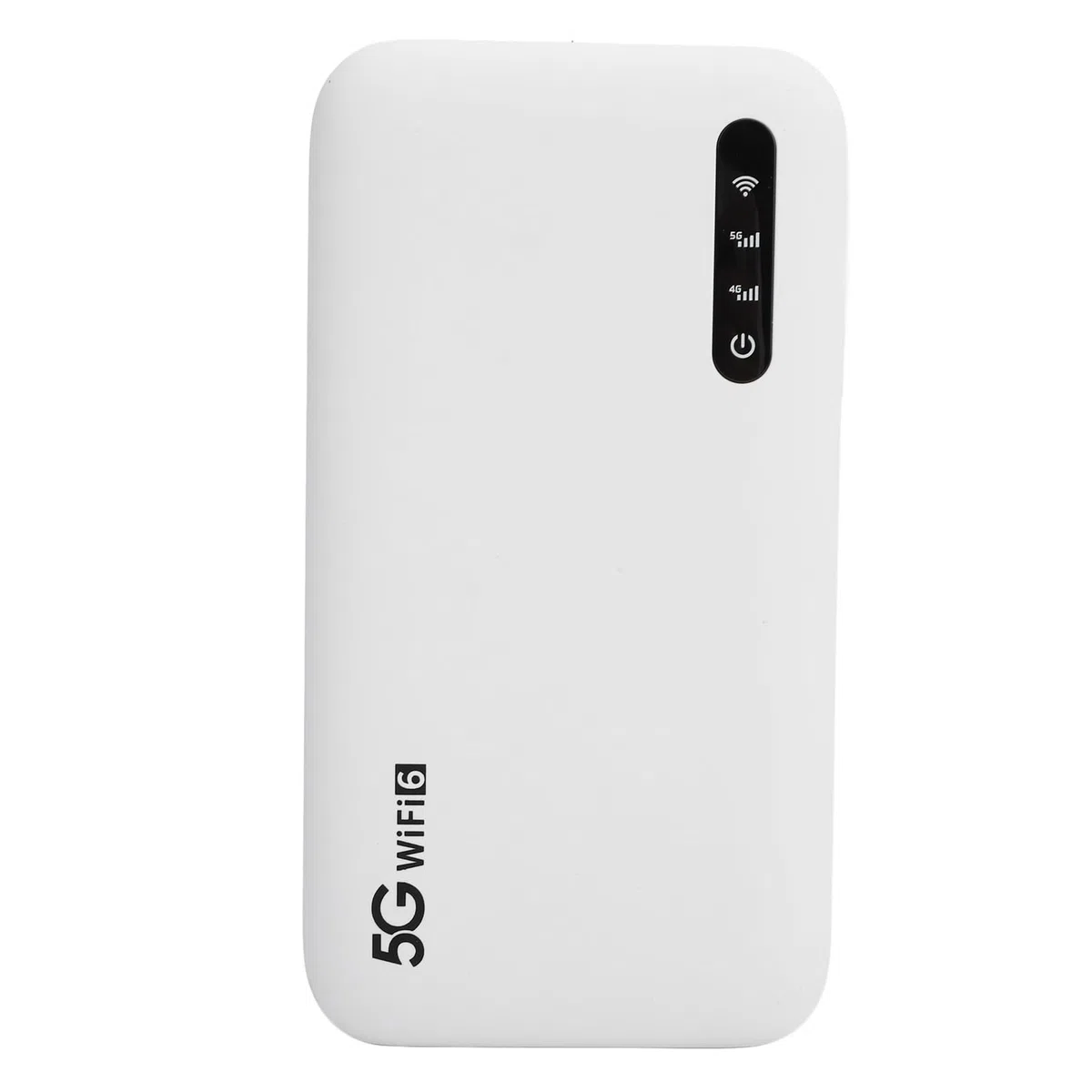 Routeur Hotspot WiFi 5G 6 e avec Emplacement pour Carte SIM, Port Haut Débit 6 Appareils, Point d'accès WiFi Portable 6100 MAh pour Téléphone Tablette, Idéal