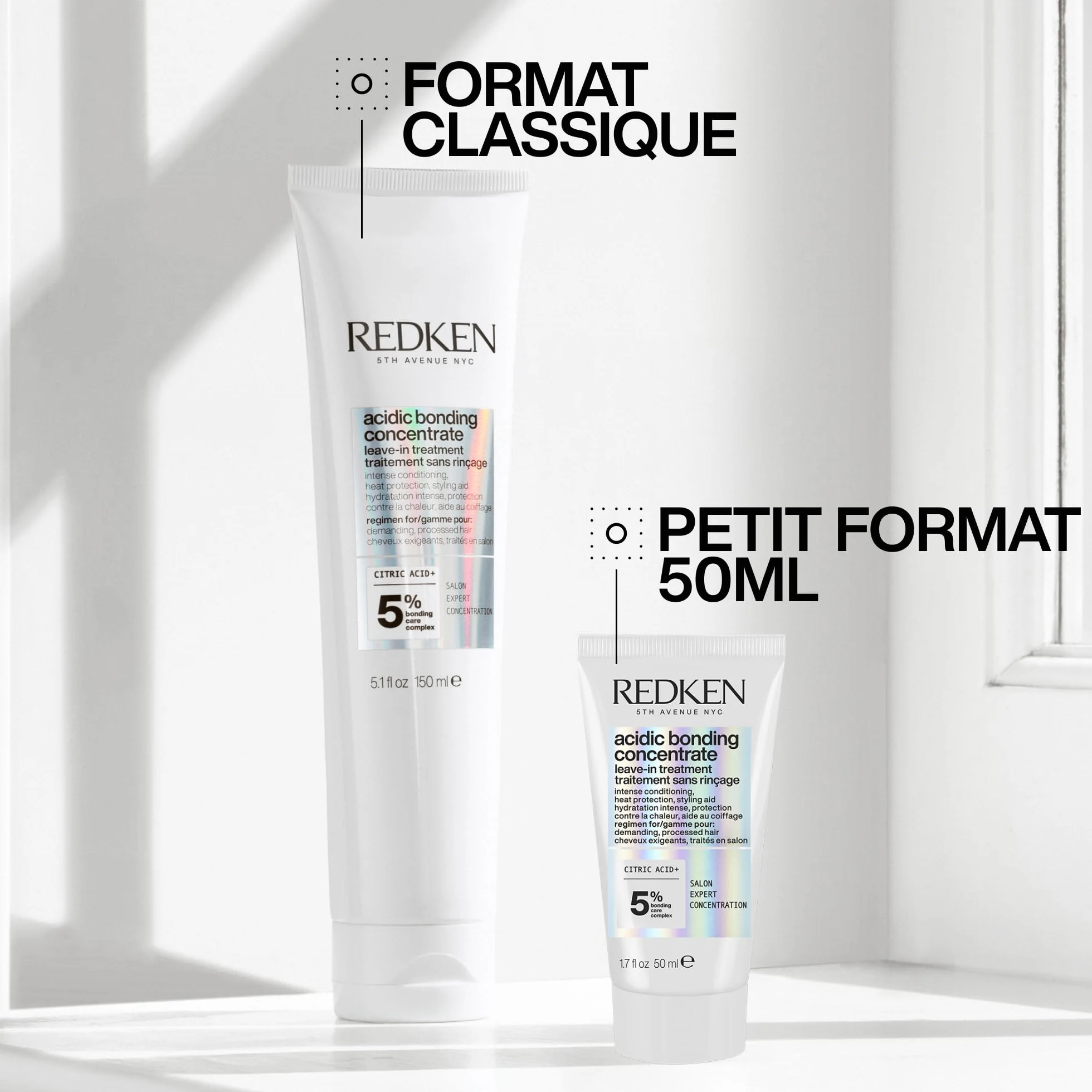 REDKEN Soin Sans Rinçage Réparateur Thermo-Protecteur Cheveux Abîmés Acidic Bonding Concentrate