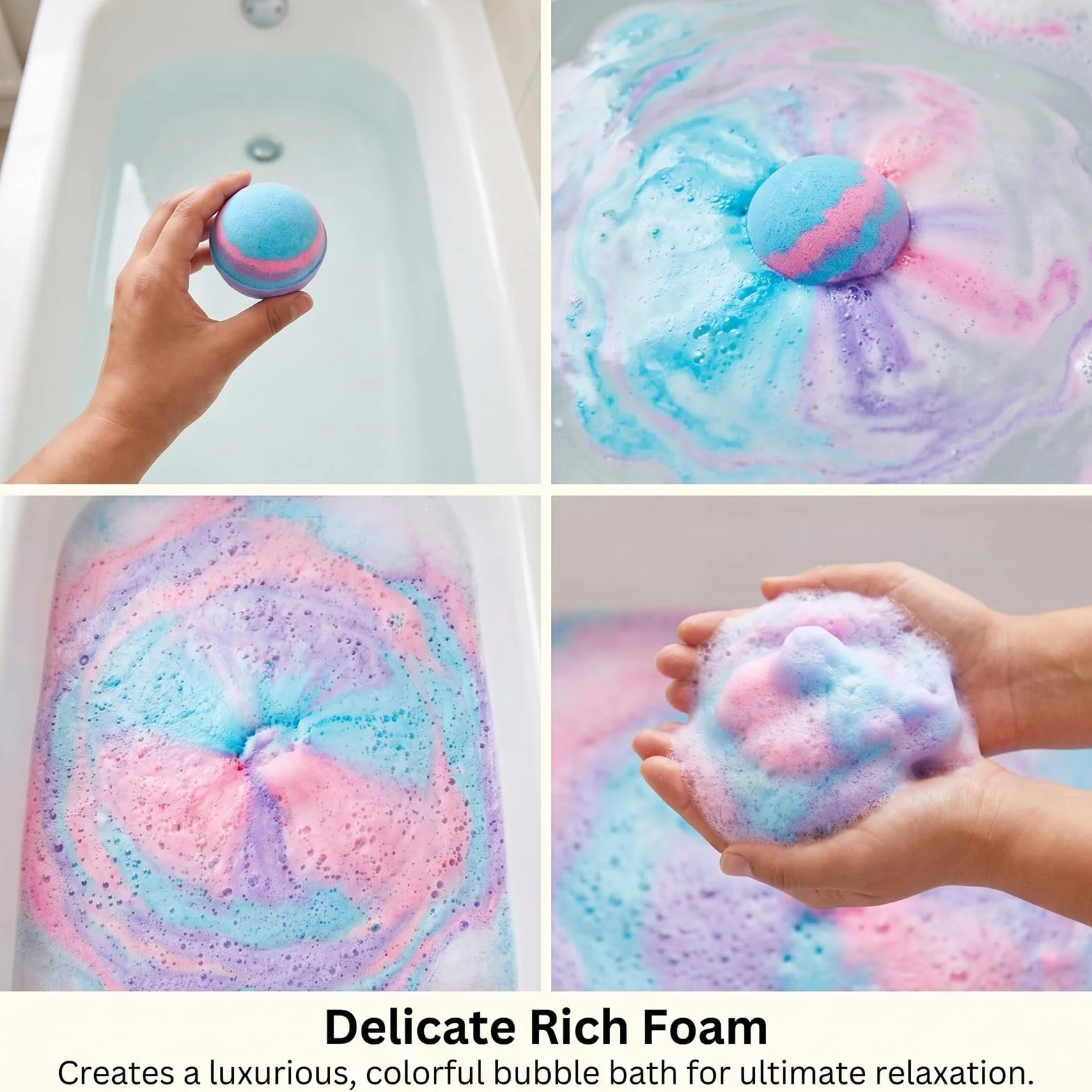 Coffret de Bombes de Bain pour Enfants, 12 PCS Boules de Bain Naturelles avec Jouet Surprise, Cadeau pour Anniversaire Noël