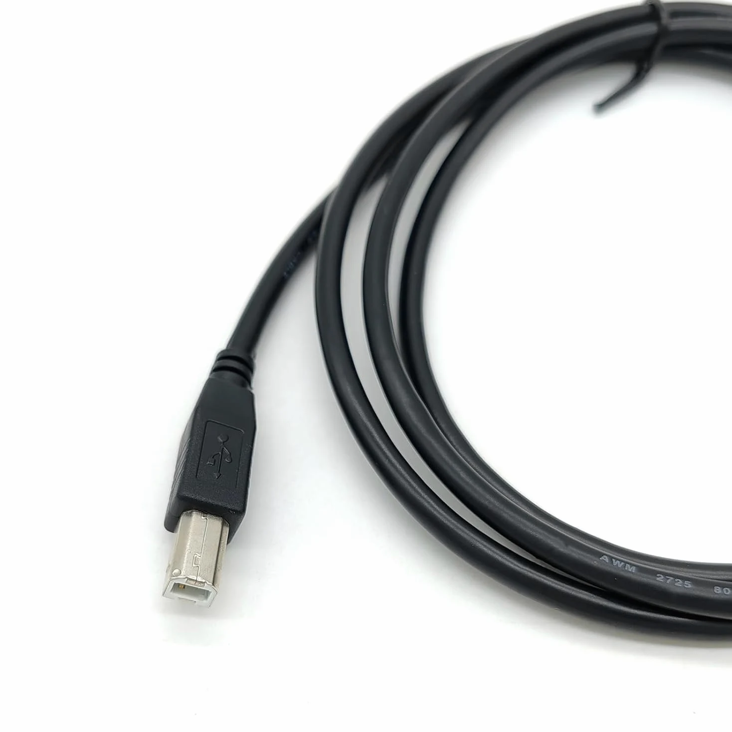 Câble adaptateur DB9 mâle vers port USB B mâle RS232, câble série USB type B vers DB9, câble adaptateur d'imprimante de transmission de données, 1 mètre