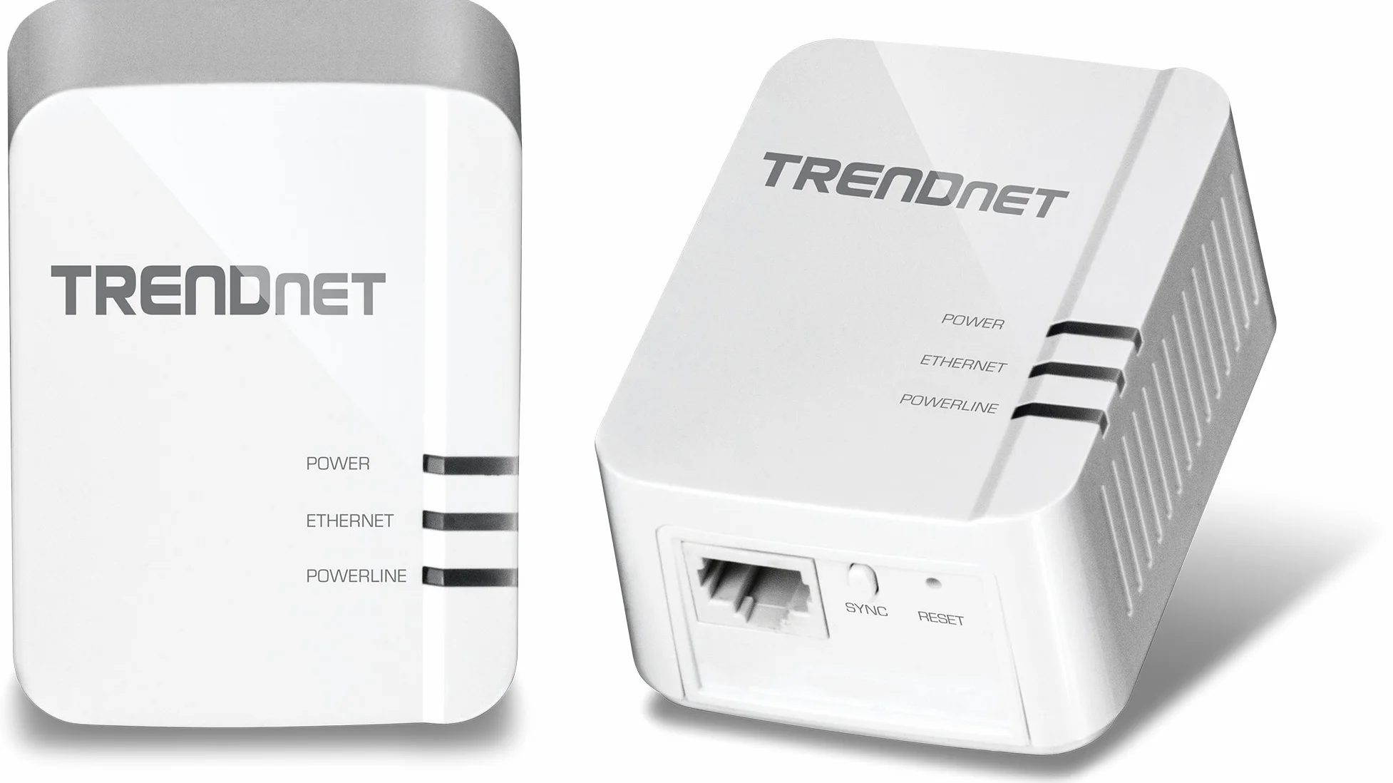 TRENDnet Kit Adaptateur Powerline 1300 AV2, Comprend 2 adaptateurs Ethernet CPL TPL-422E, IEEE 1905.1 et IEEE 1901, Port Gigabit, portée jusqu'à 300 m, Installation Simple, Blanc, TPL-422E2K