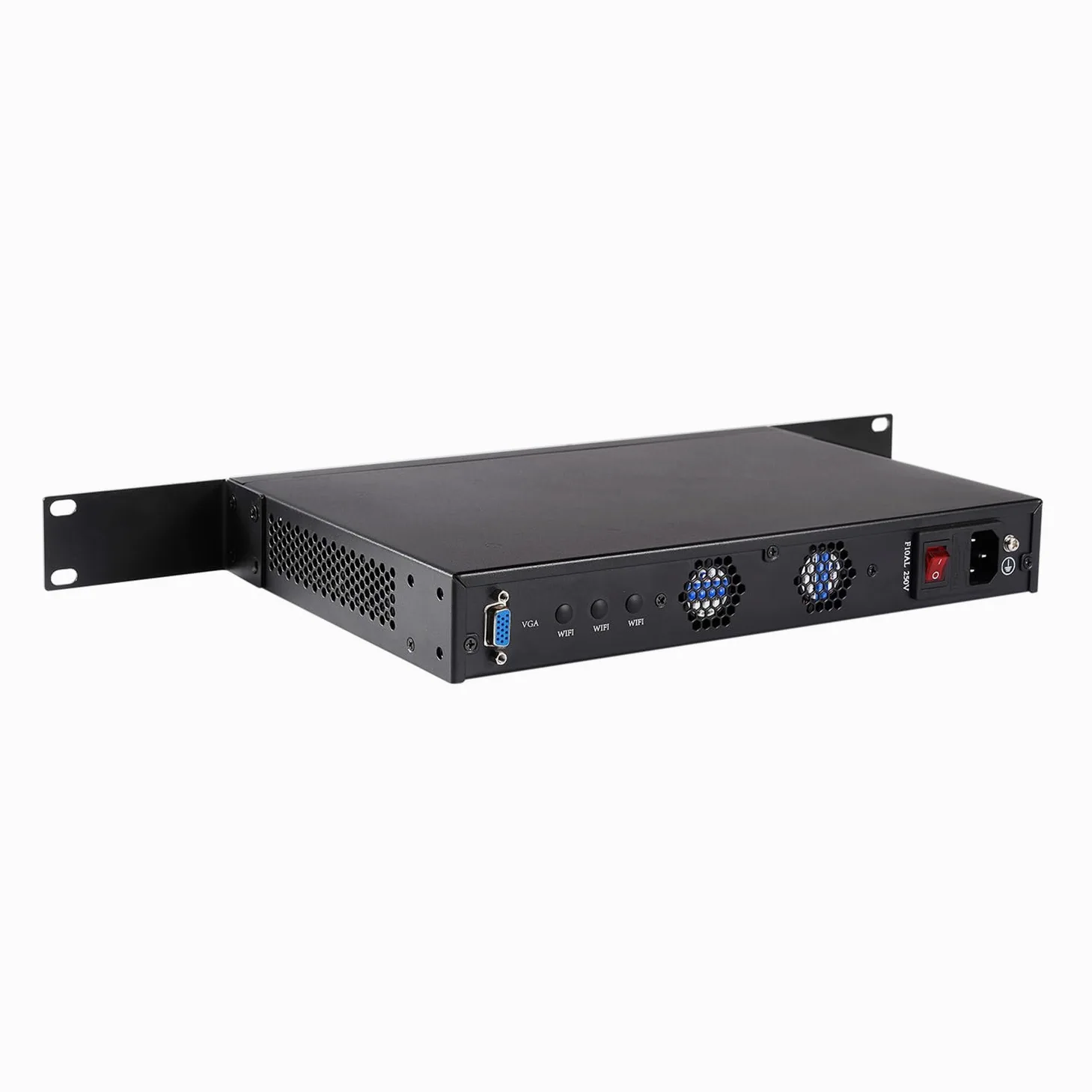 Firewall, Mikrotik, PFSense, OPNsense, VPN, Network Security Micro Appliance, Router PC, Core I5 2430M, RS03, AES-NI, 6 x Gigabit LAN, 2 x USB, COM, VGA, Fan, 0 RAM, 0 Storage, Barebone No System