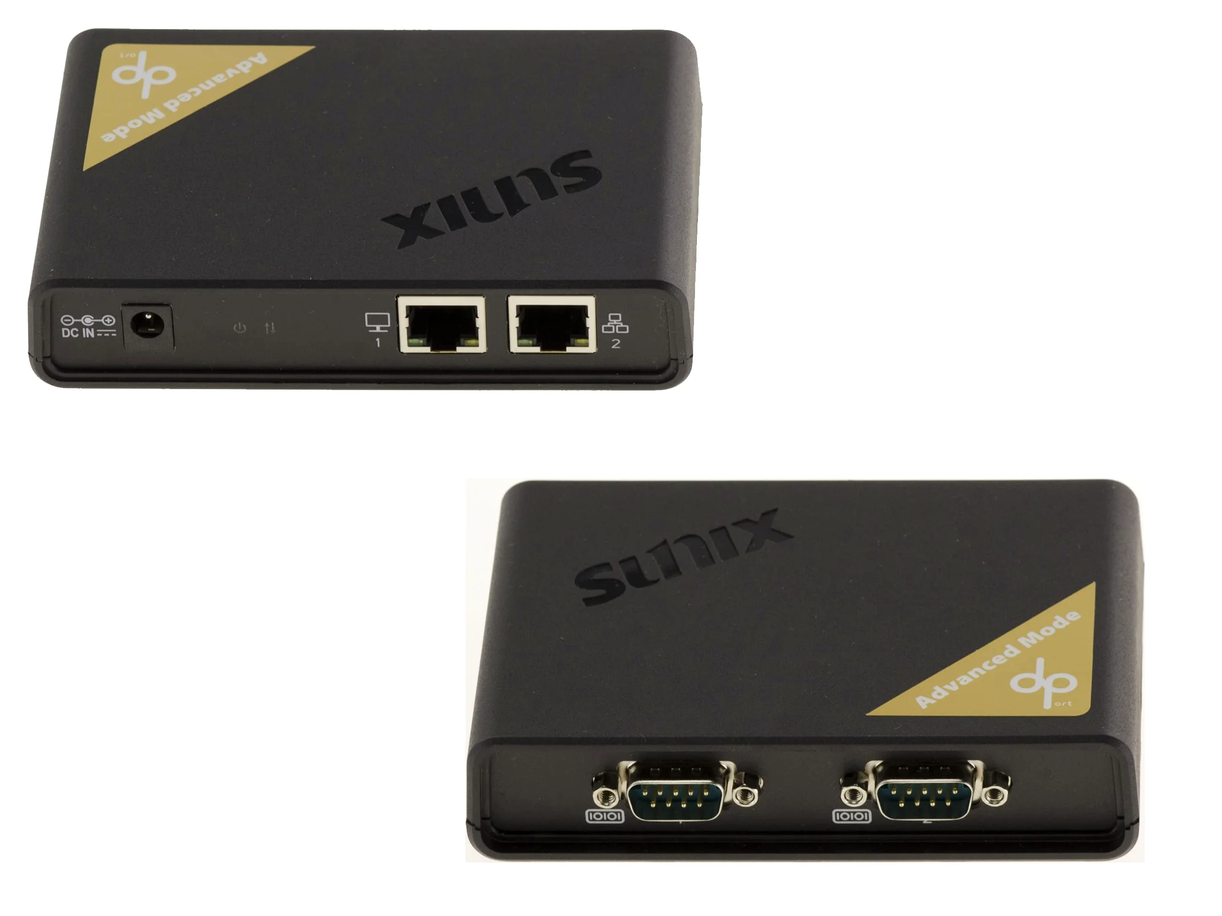 KALEA-INFORMATIQUE Convertisseur Ethernet RJ45 TCP/IP vers Série RS232 2 Ports COM RS-232 DB9 avec Chipset SUNIX DPL2000Q (DPAS02H00)