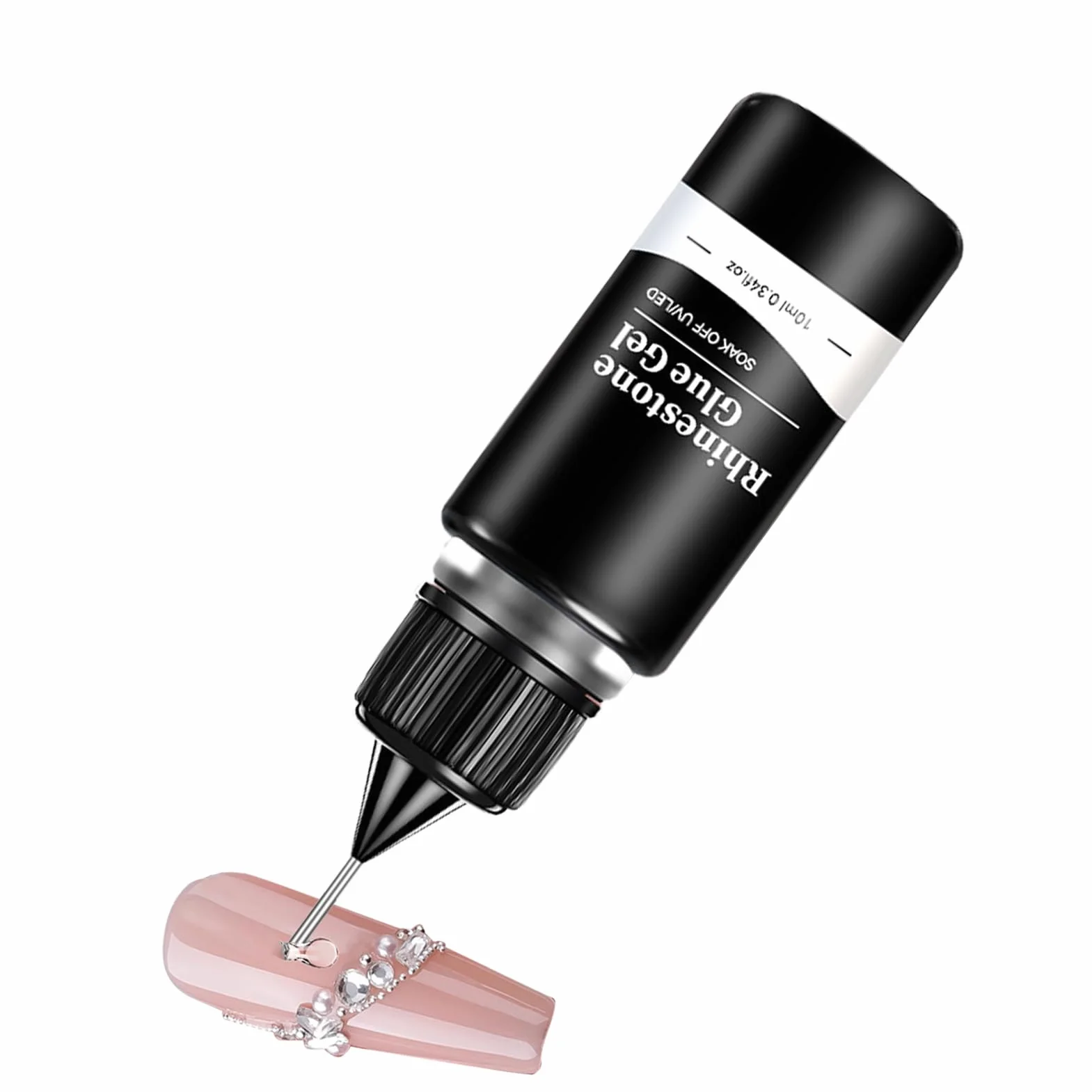 Gel de Strass 10 ml Longue Durée Adhésif Fort 3D Accessoires Design Ongles
