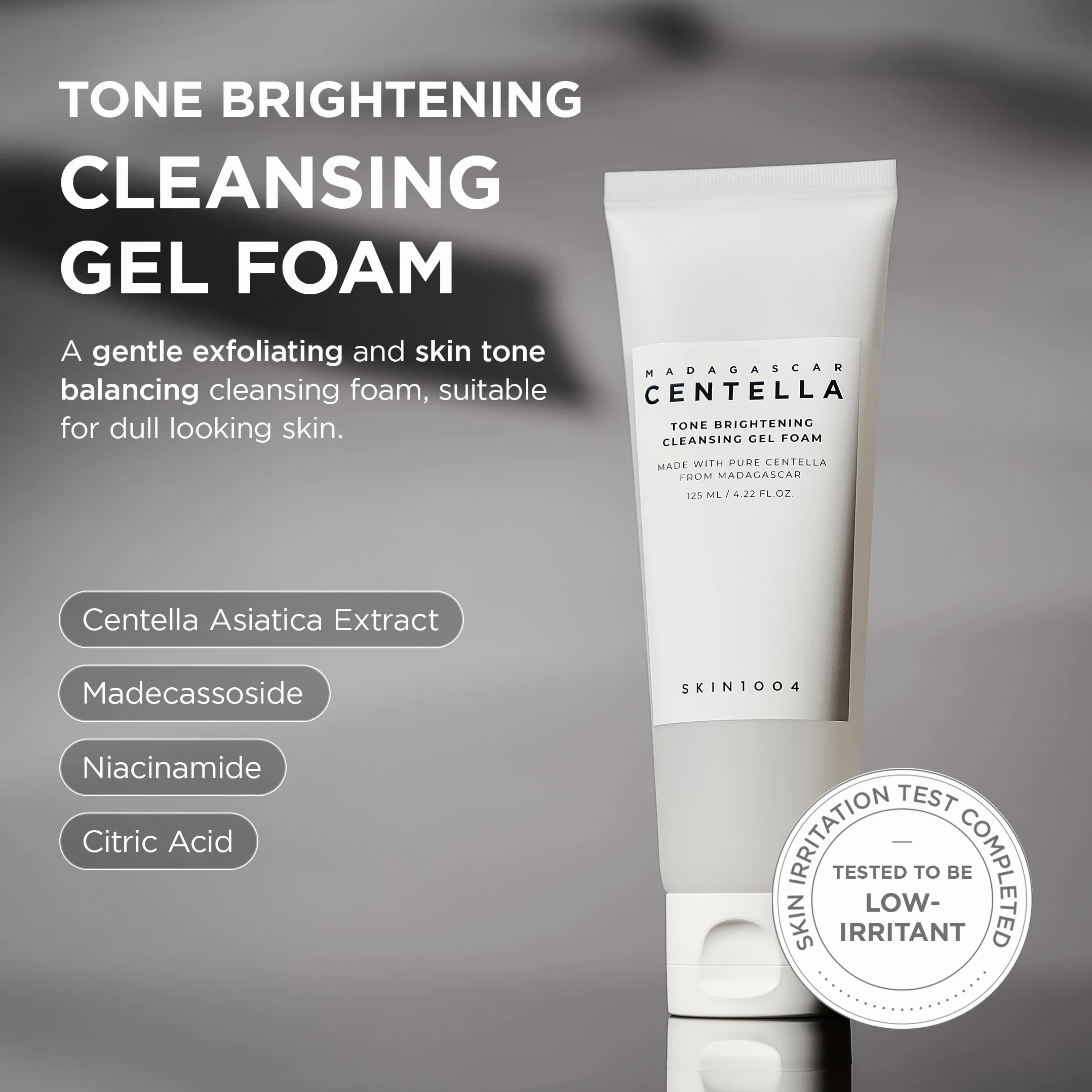 SKIN1004 Madagascar Centella Tone Brightening Cleansing Gel Foam