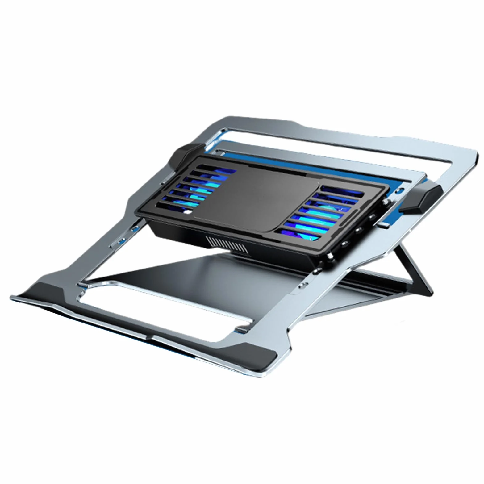 Support ordinateur portable réglable en hauteur aluminium ergonomique réduction bruit