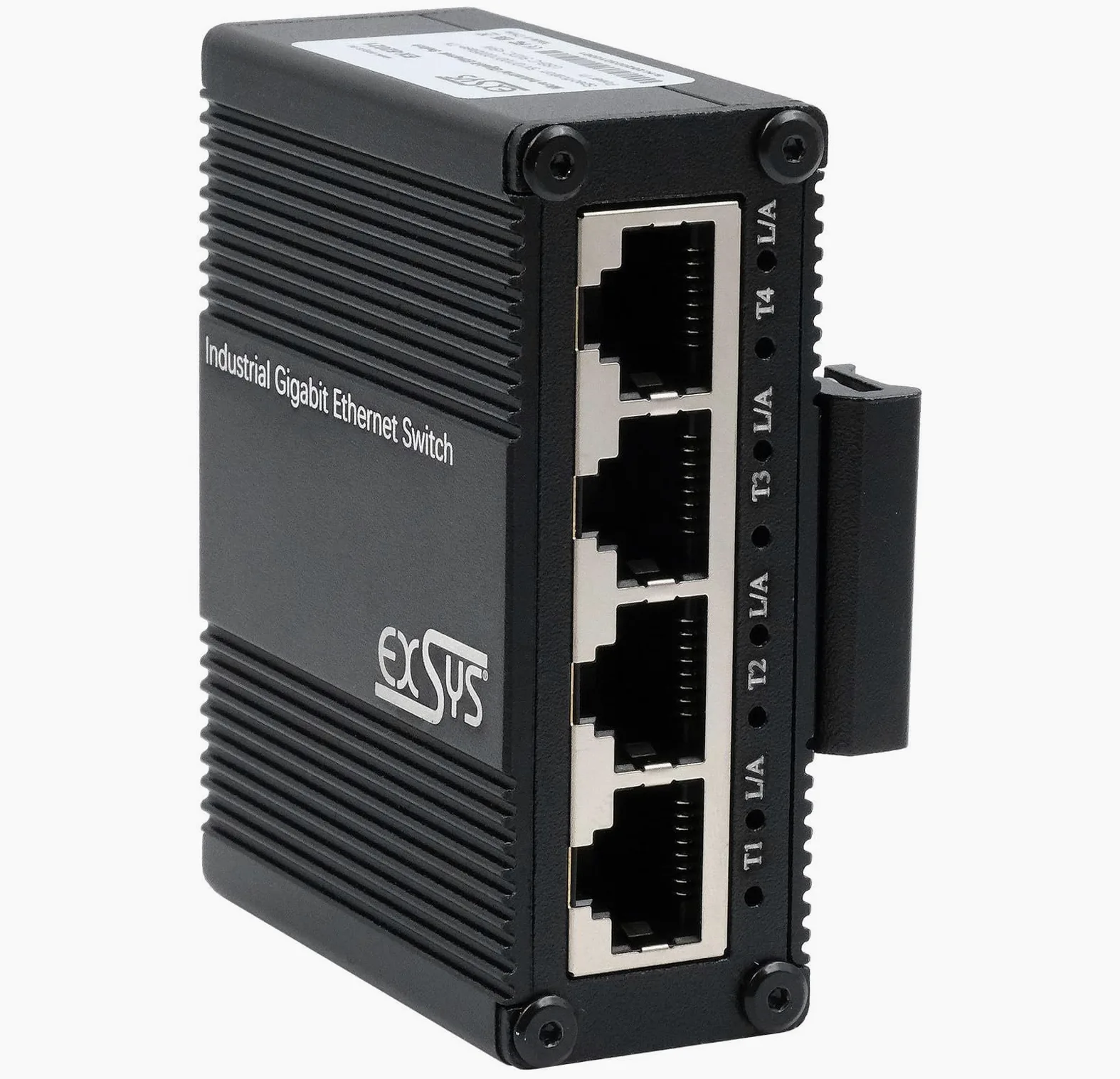EXSYS EX-62021 Micro-commutateur Gigabit Industriel à 5 Ports, Non géré, Alimentation USB-C