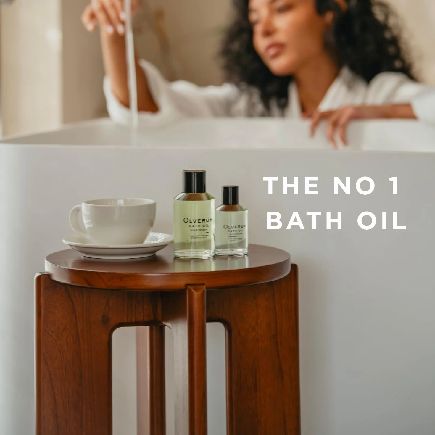 Olverum Huile de bain apaisante 125 ml - Mélange concentré d'huiles essentielles relaxantes