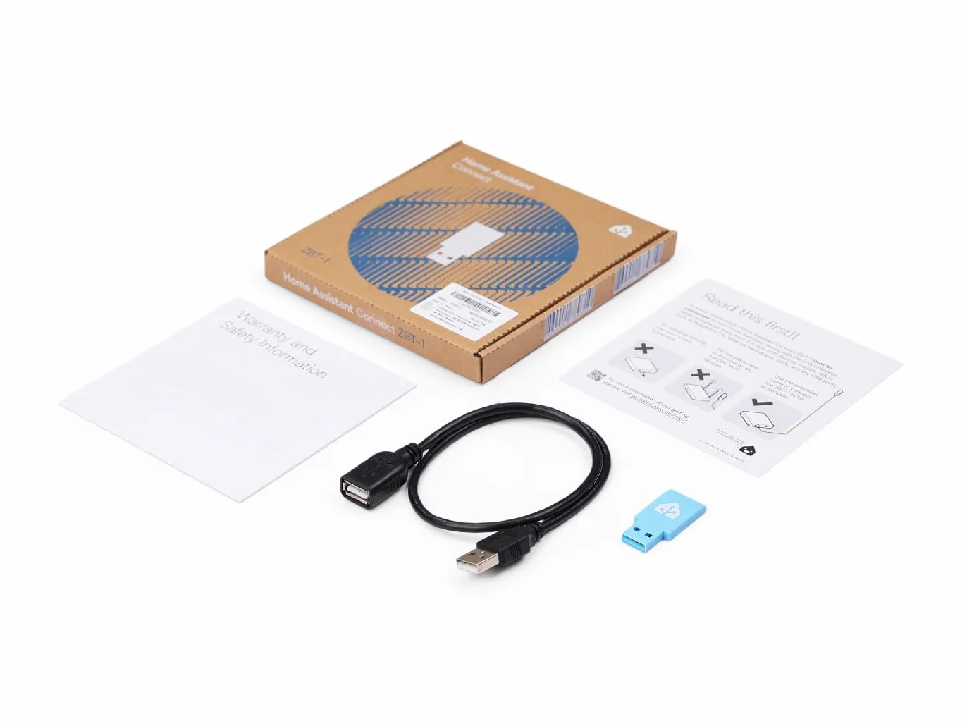 Home Assistant Connect ZBT-1 Zigbee Thread Matter Hub USB SkyConnect Zigbee 3.0 USB Dongle avec antenne