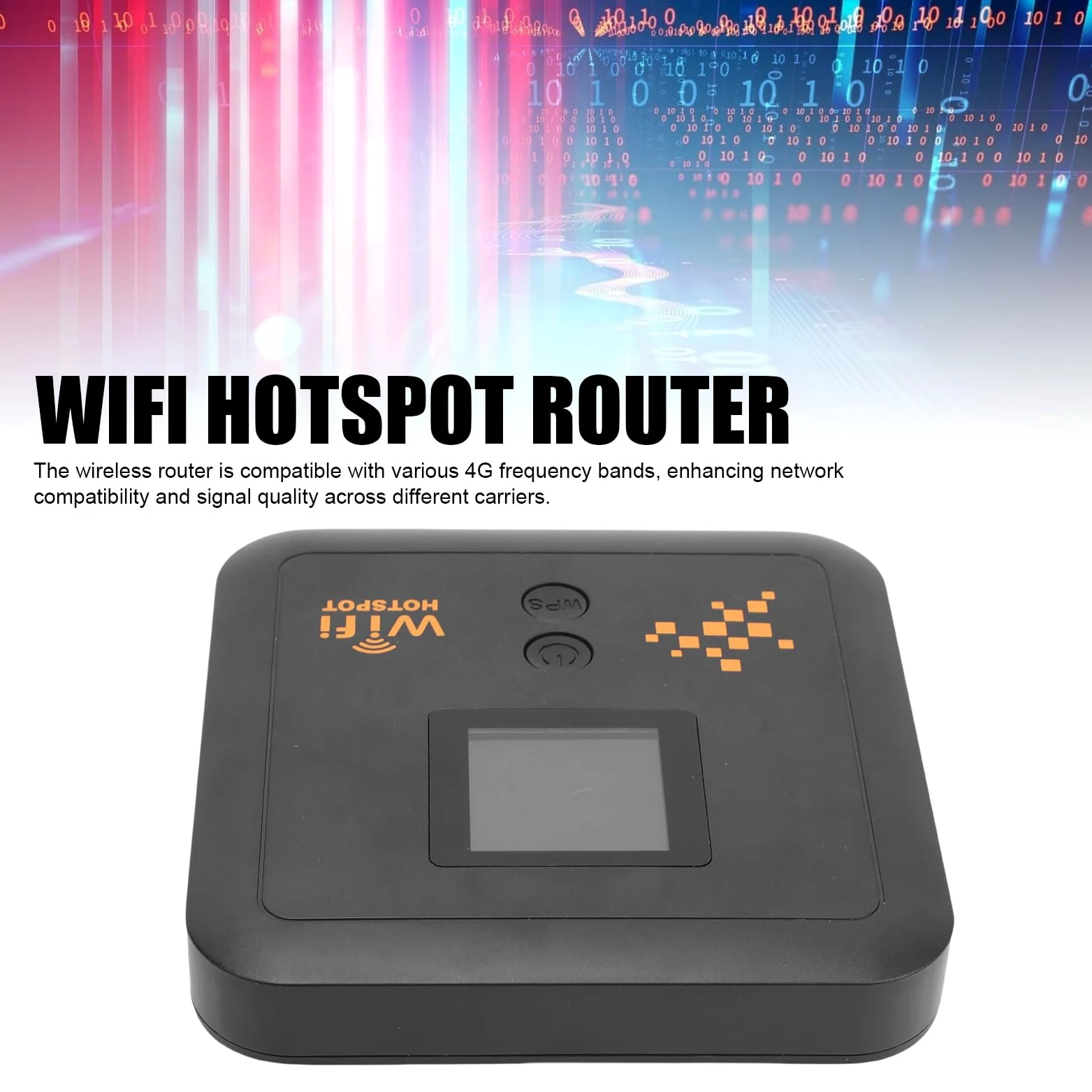 SIXRUN Routeur 4G LTE, Modem WiFi à équilibrage de Charge Double WAN avec Application de Gestion à Distance pour Voyages d'affaires et Travail en Extérieur, Vitesse sans Fil de 750Mbps