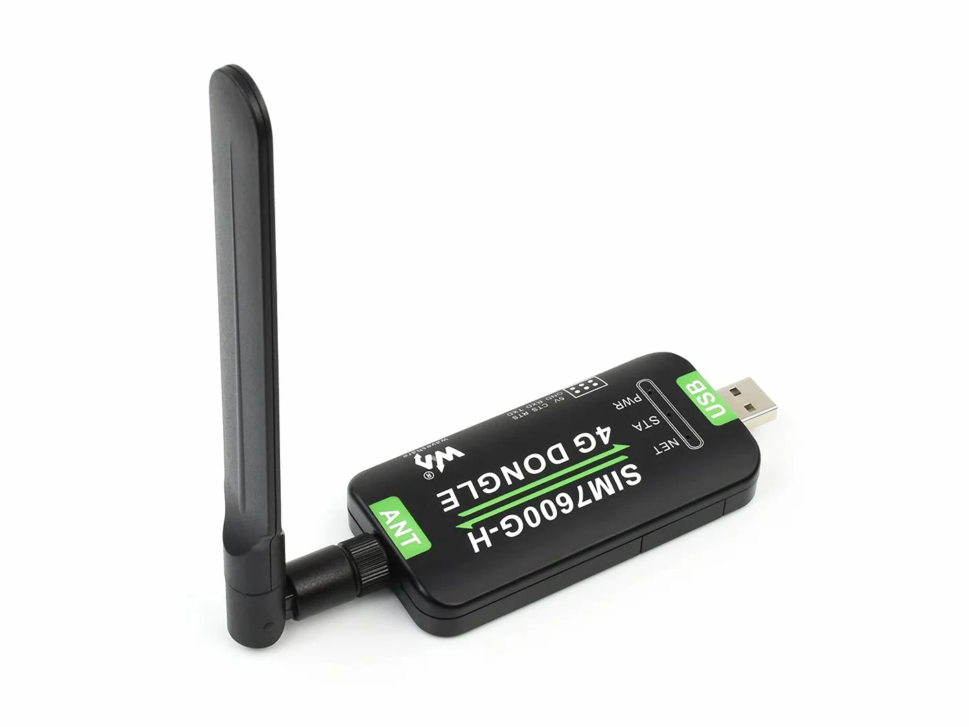Waveshare SIM7600G-H 4G Dongle Global Band Industrial GNSS 50Mbps