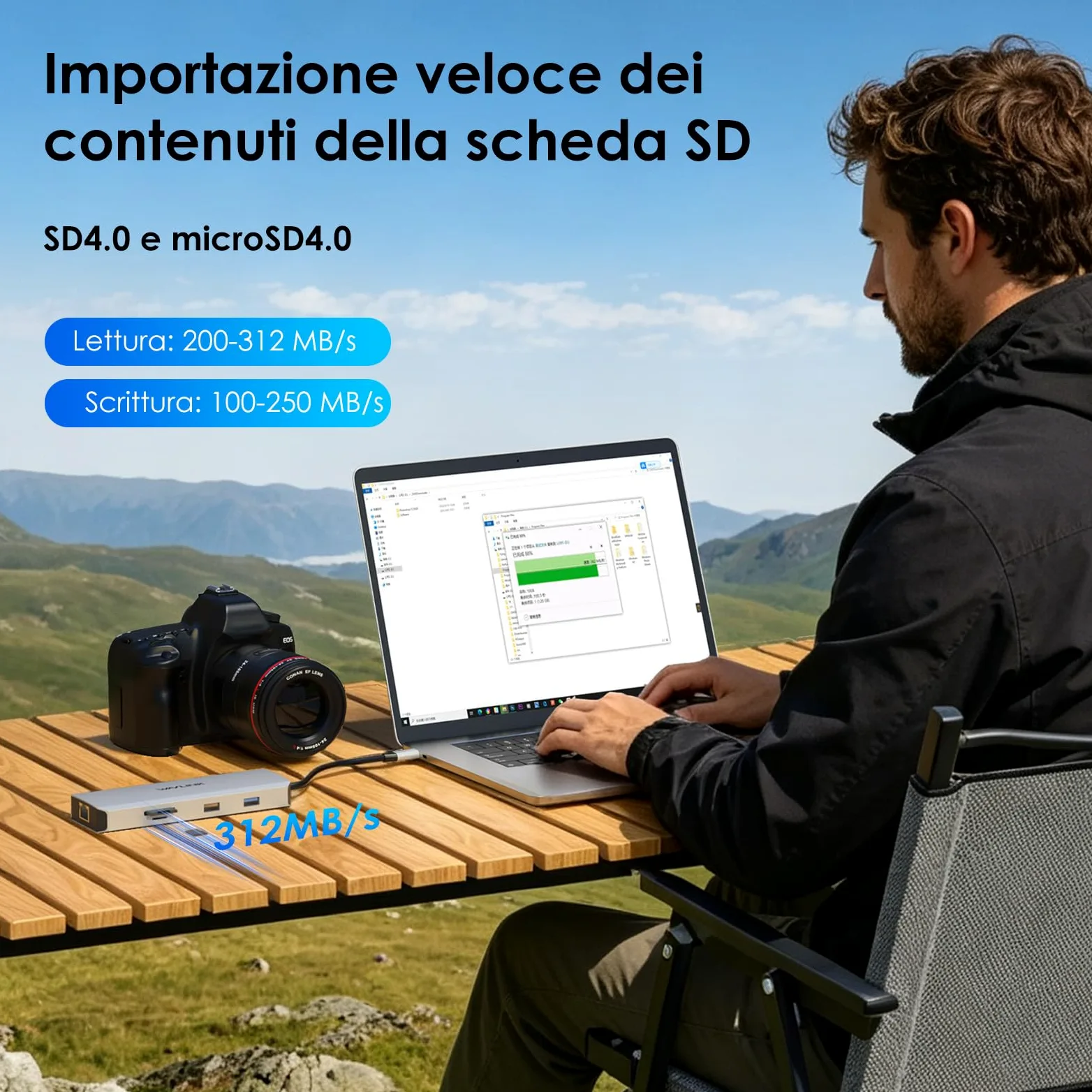 WAVLINK Station d'accueil double moniteur, double station d'accueil USB-C 4K @ 60Hz avec PD Pass-Through 125 W, Ethernet 2,5 G, 2 × USB-A 10 Gbps, lecteur de carte SD/Micro SD 312 Mo/s