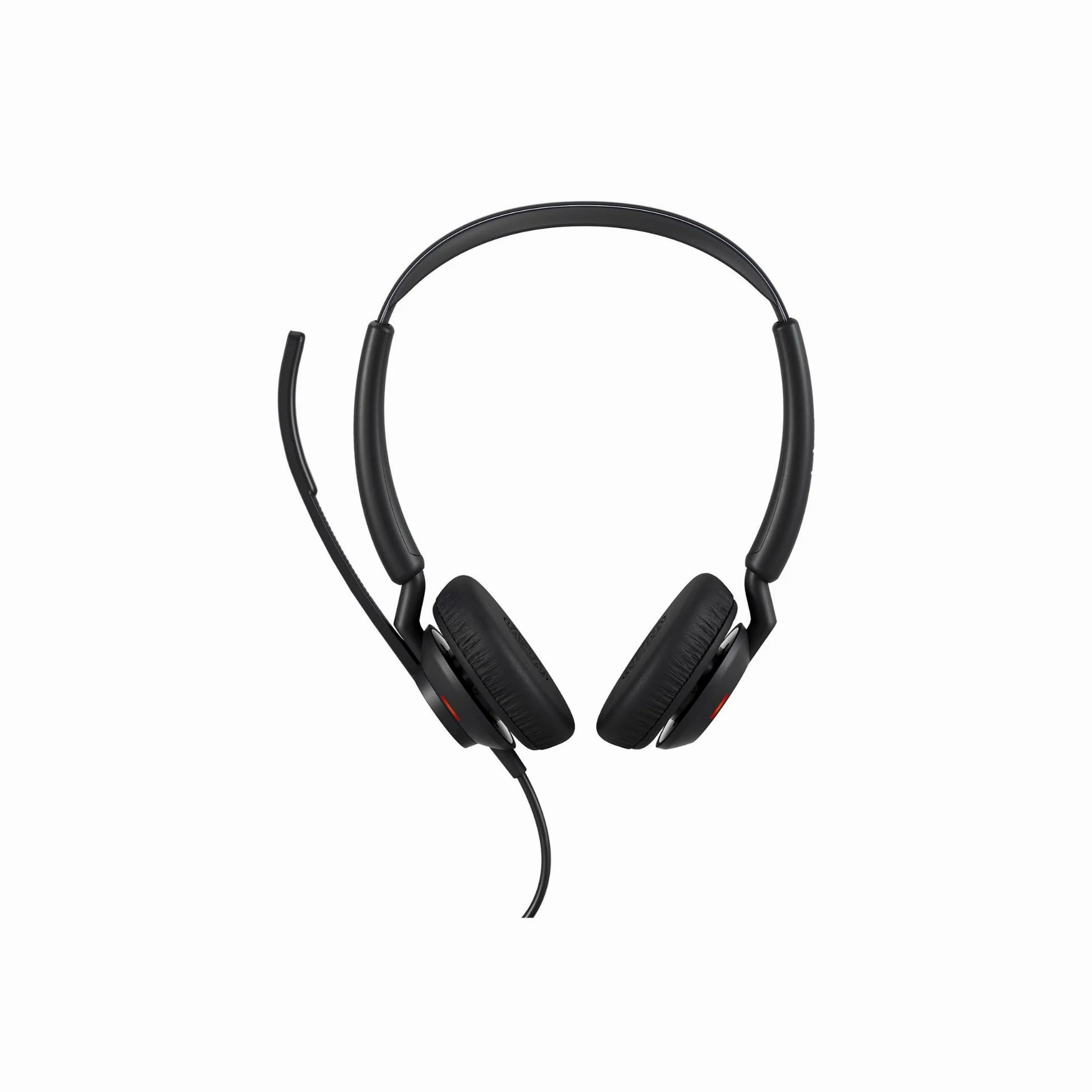 Jabra Engage 50 II - Micro-casque filaire stéréo avec contrôle d’appel Link - 3 micros à réduction de bruit, ultra-léger, USB-A - Certifié MS Teams, fonctionne avec toutes les plateformes - Noir