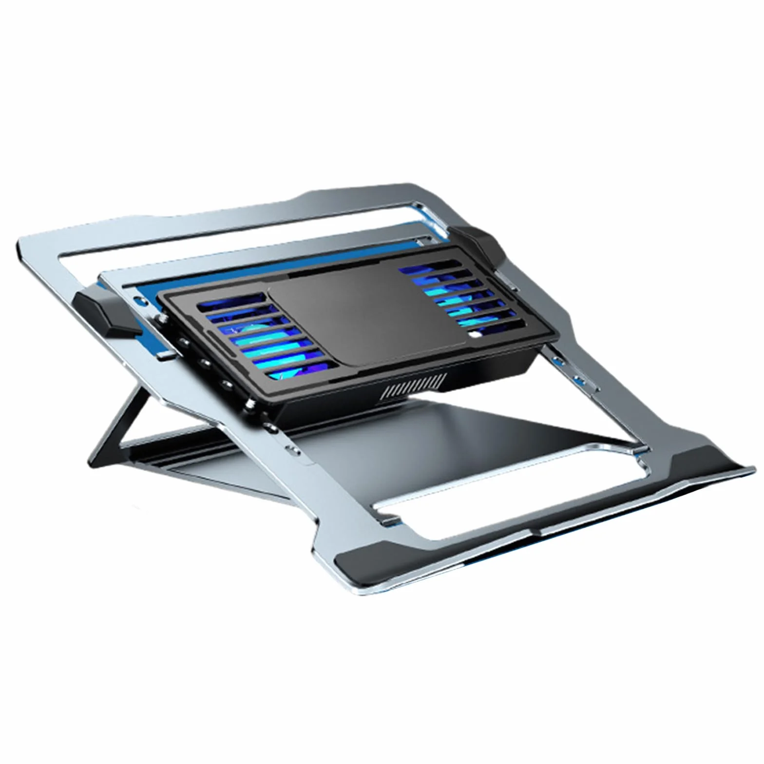 Support ordinateur portable réglable en hauteur aluminium ergonomique réduction bruit