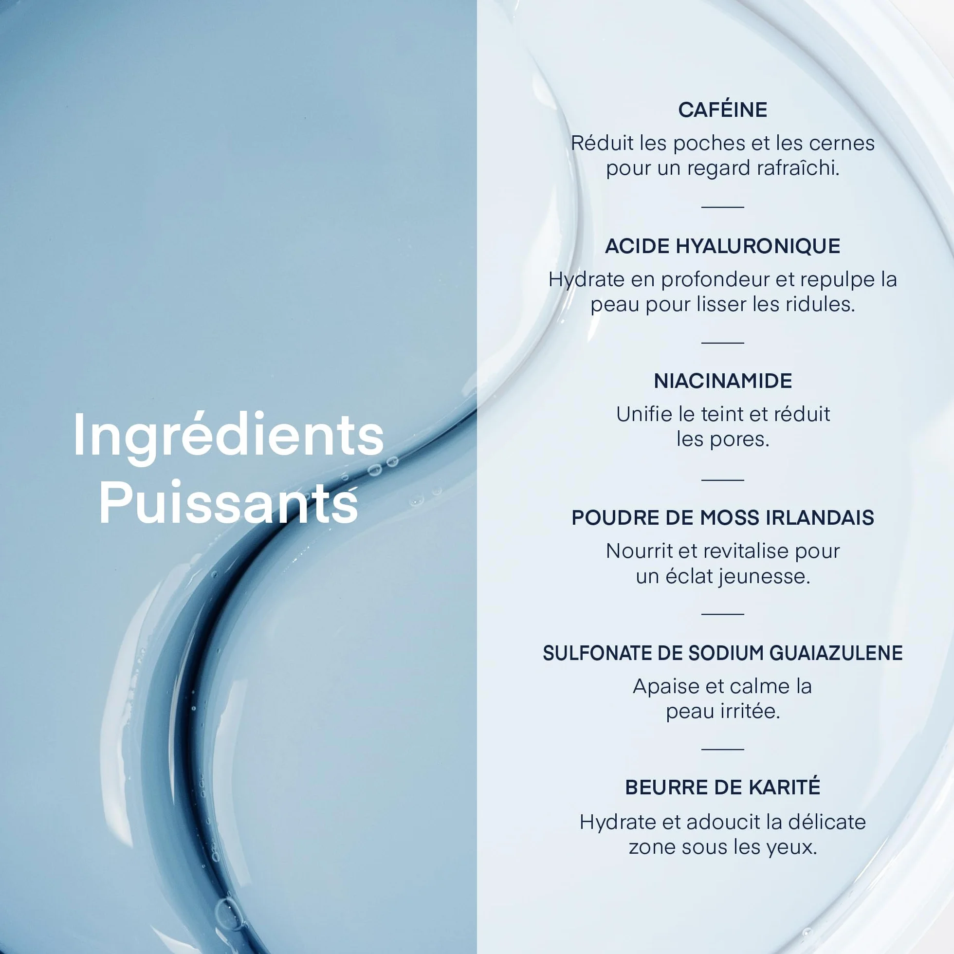 Skincare Coréen Patchs Yeux Anti-Poches Rides Acide Hyaluronique Niacinamide Caféine 30 Paires