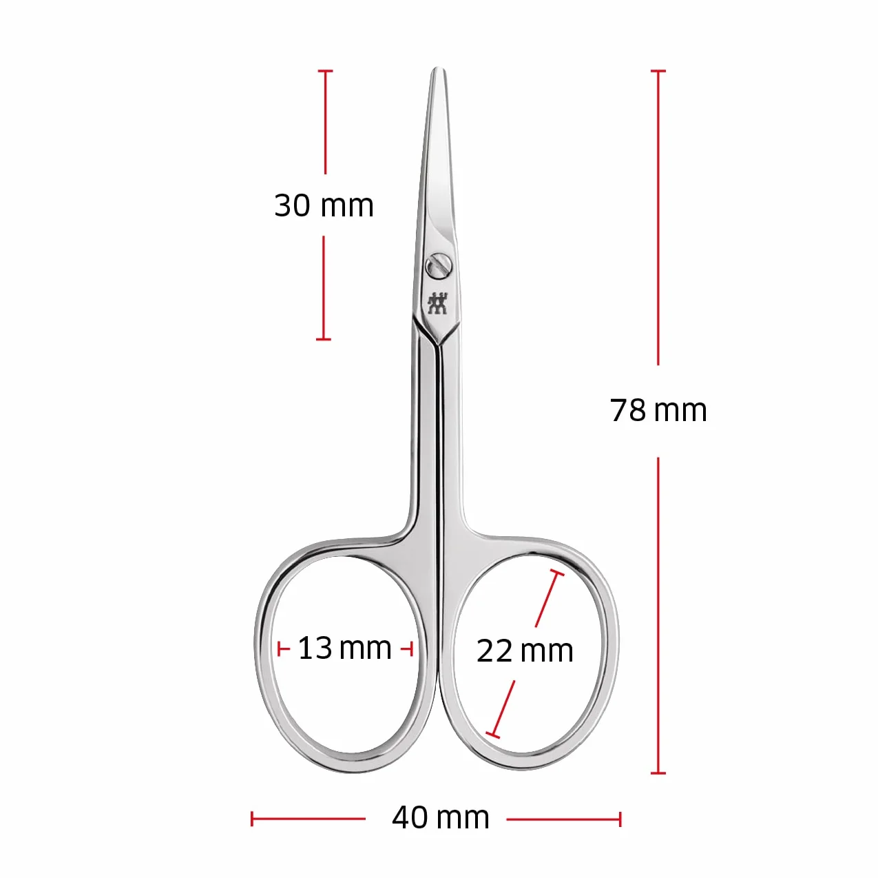 ZWILLING Ciseaux à ongles bébés enfants lame incurvée 85 mm