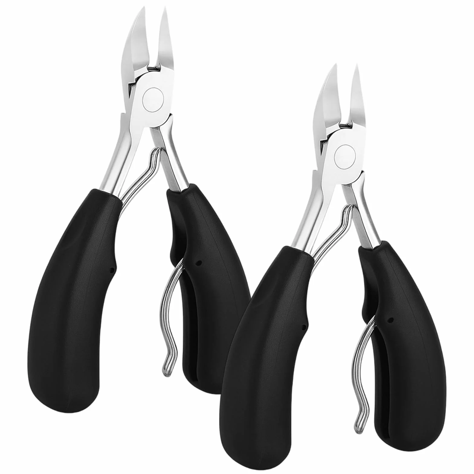 VBK Coupe Ongles Professionnelle Set de 2, Pince à Ongle Incarné Acier Inoxydable, Instrument Précision Pédicure Manucure